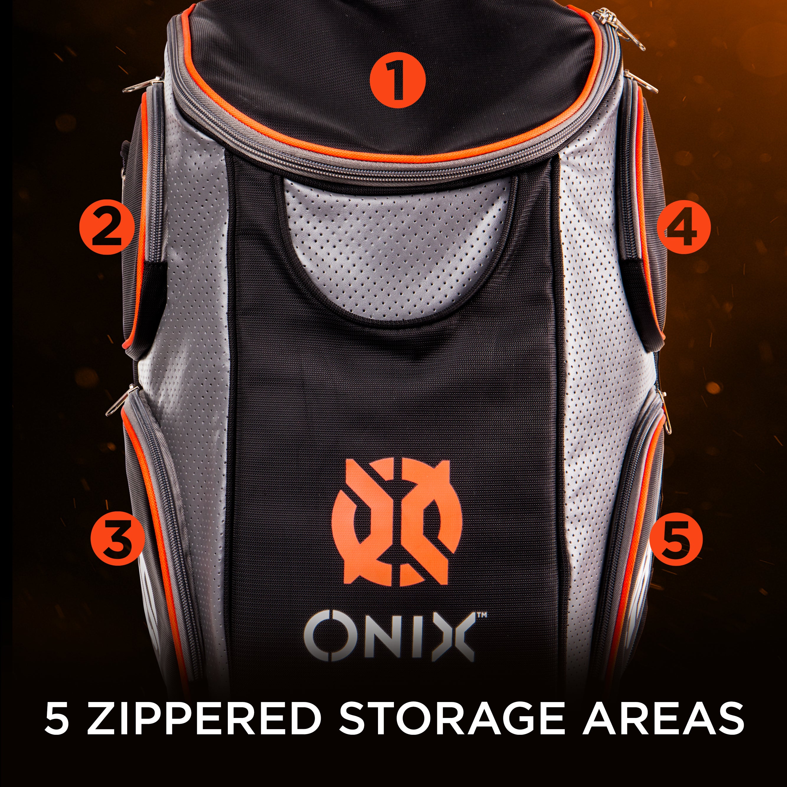 onix-pickleball-backpack-pickleball-rucksack-schwarz image 6