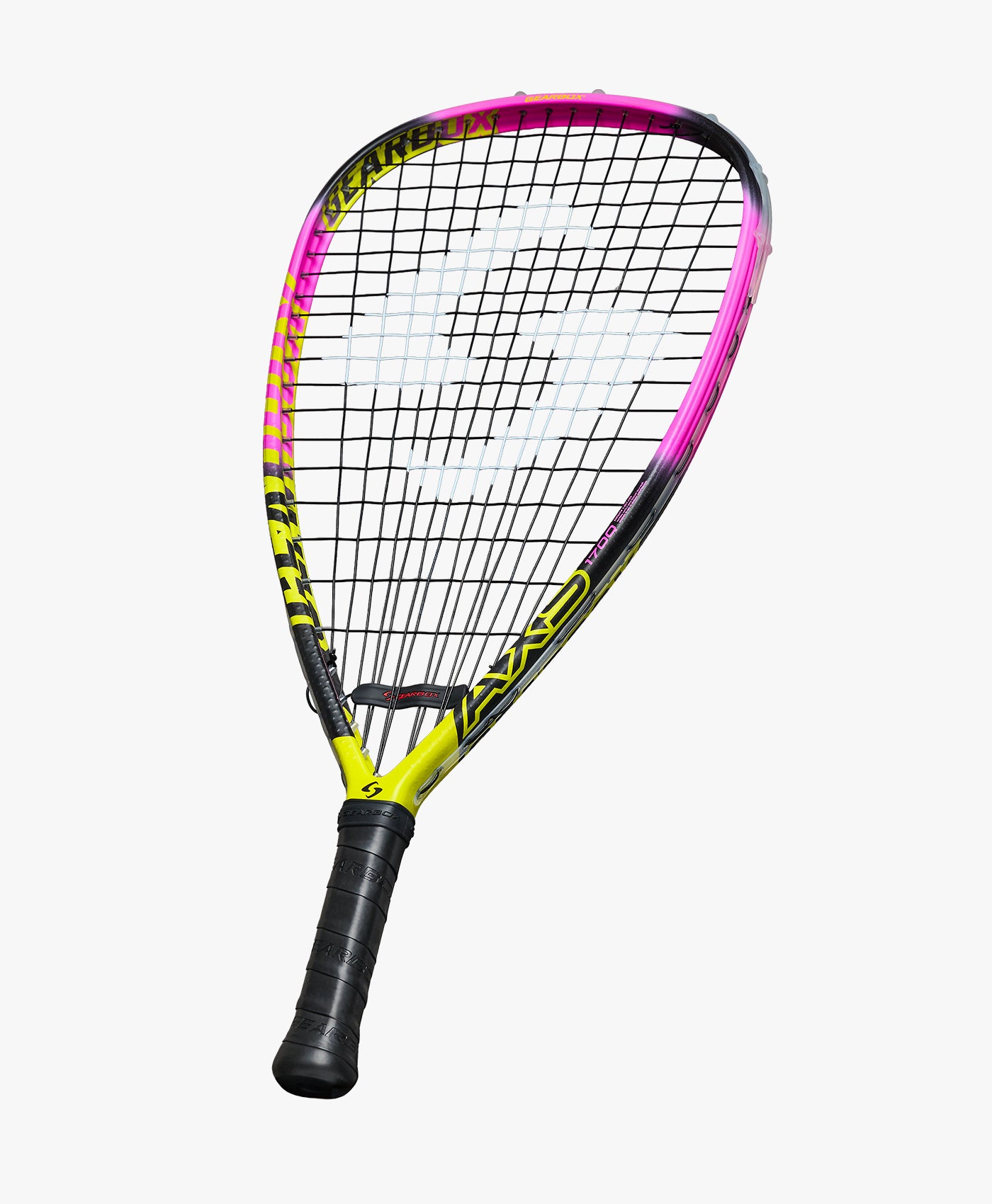 gearbox-axs-170-quad-neon-yellow-fuchsia-racquetballschl-ger image 2