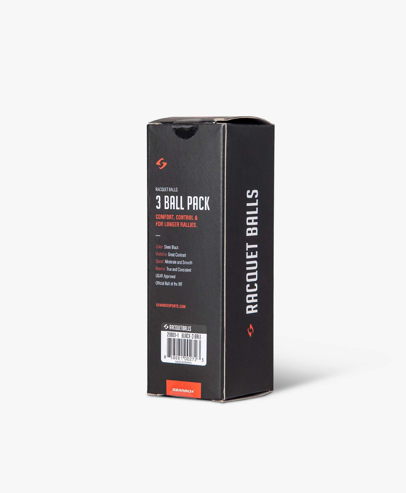 gearbox-racquetball-3-ball-pack-sleek-black image 7