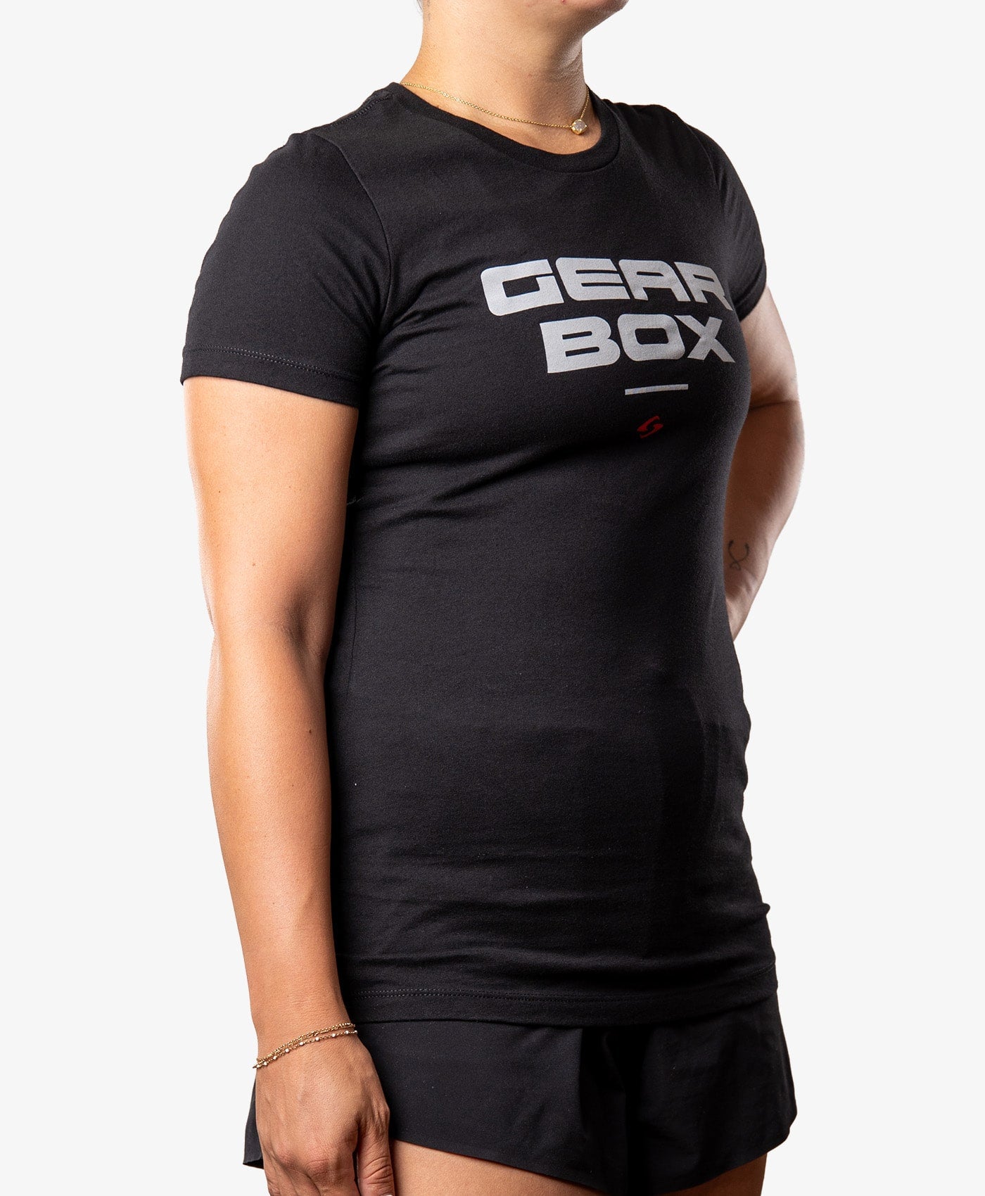 gearbox-block-womens-cotton-tee-damen-t-shirt image 4