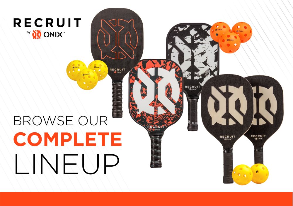 onix-recruit-v4-pickleball-paddle-orange-einsteiger image 5