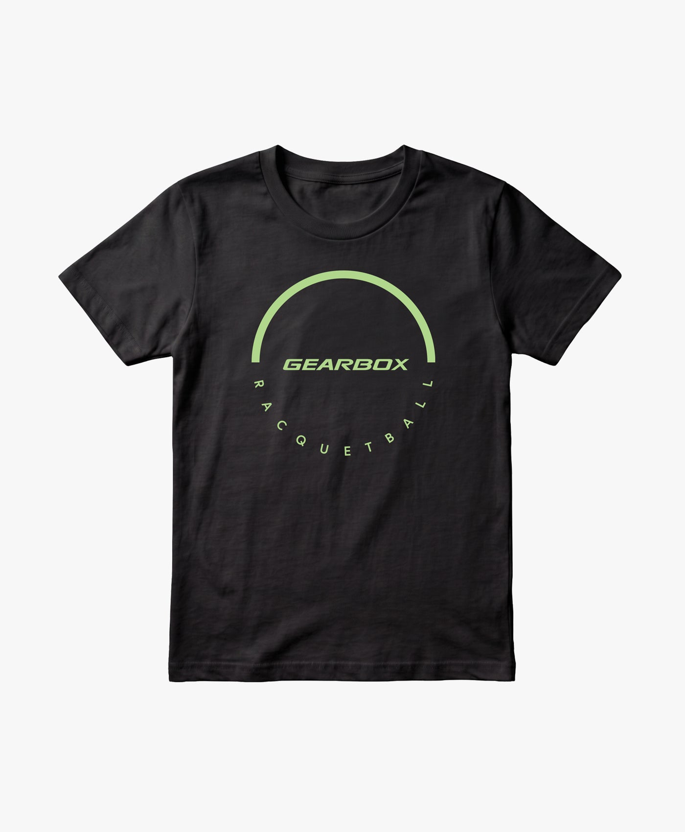gearbox-dome-mens-cotton-tee-black-herren-baumwollshirt-racquetball image 2