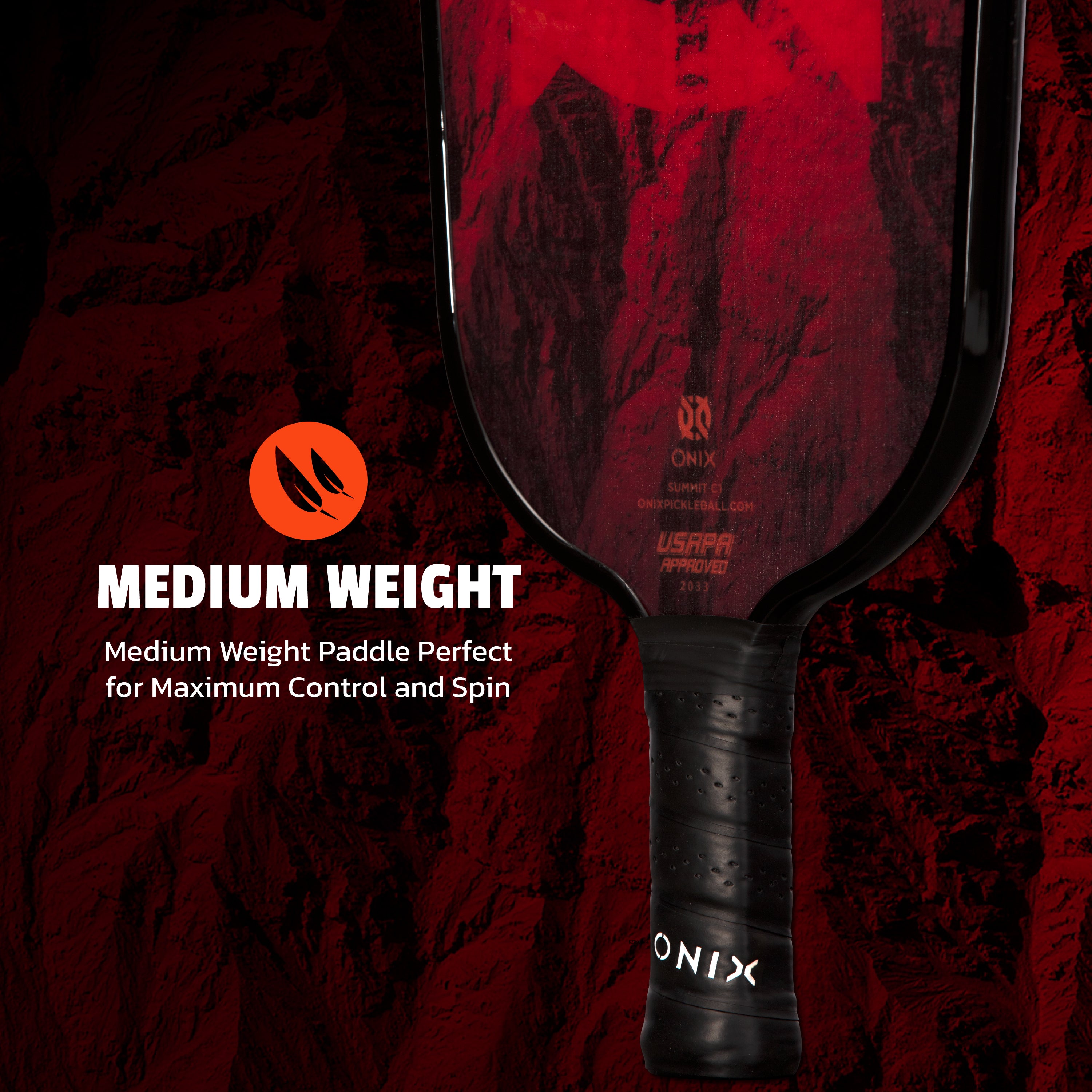 onix-pickleball-summit-c1-pickleball-paddle-elongated-composite-rot image 5
