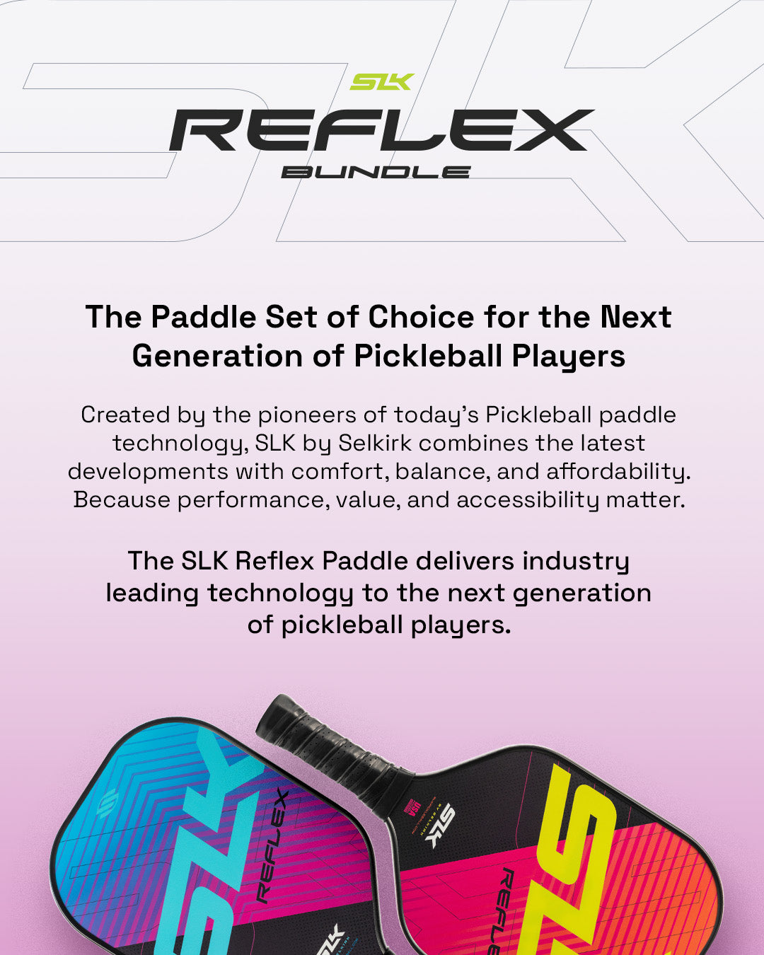 slk-reflex-pickleball-bundle-2-schl-ger-b-lle-tasche image 3