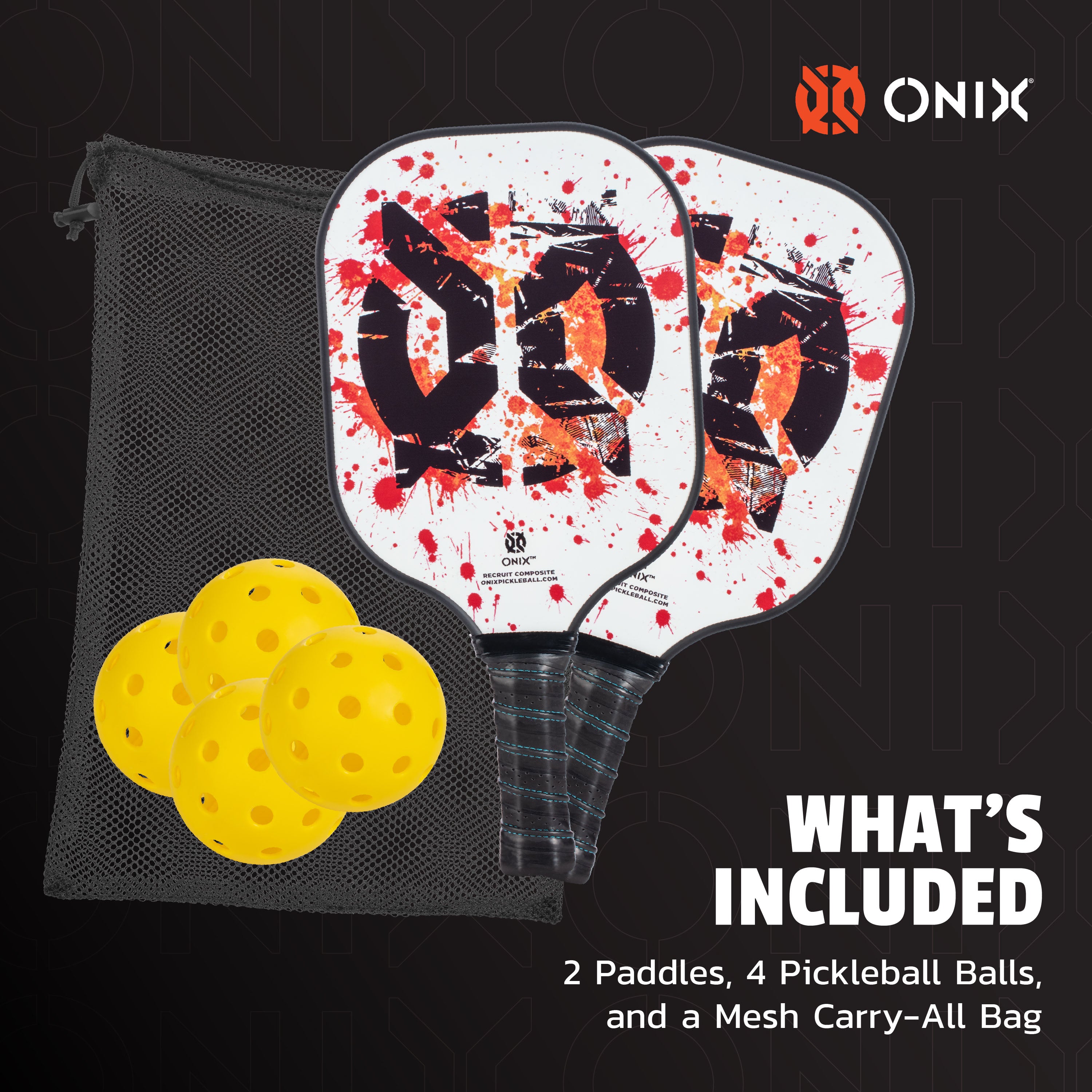 onix-pickleball-recruit-composite-pickleball-set-2-schl-ger image 3