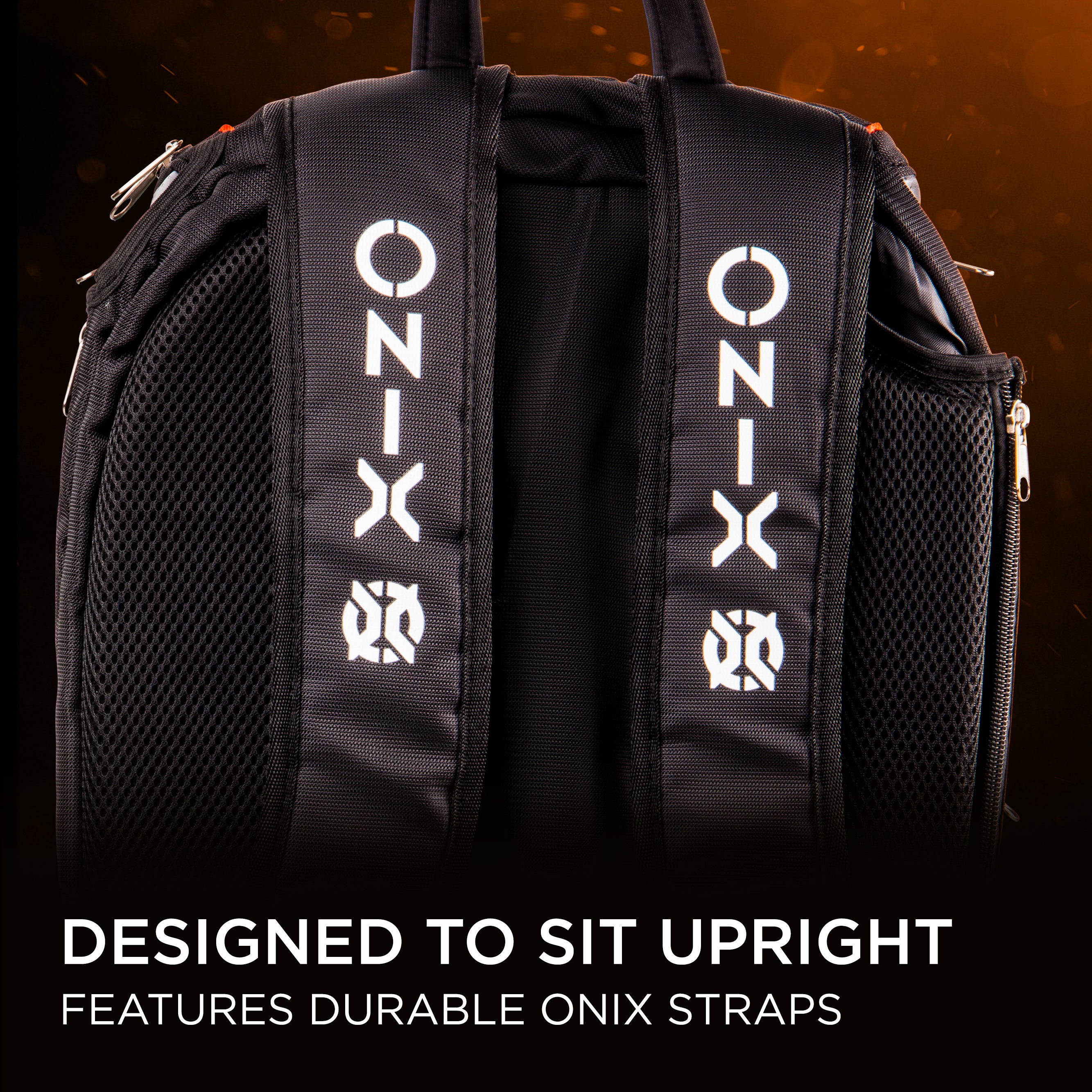 onix-pickleball-backpack-pickleball-rucksack-schwarz image 3