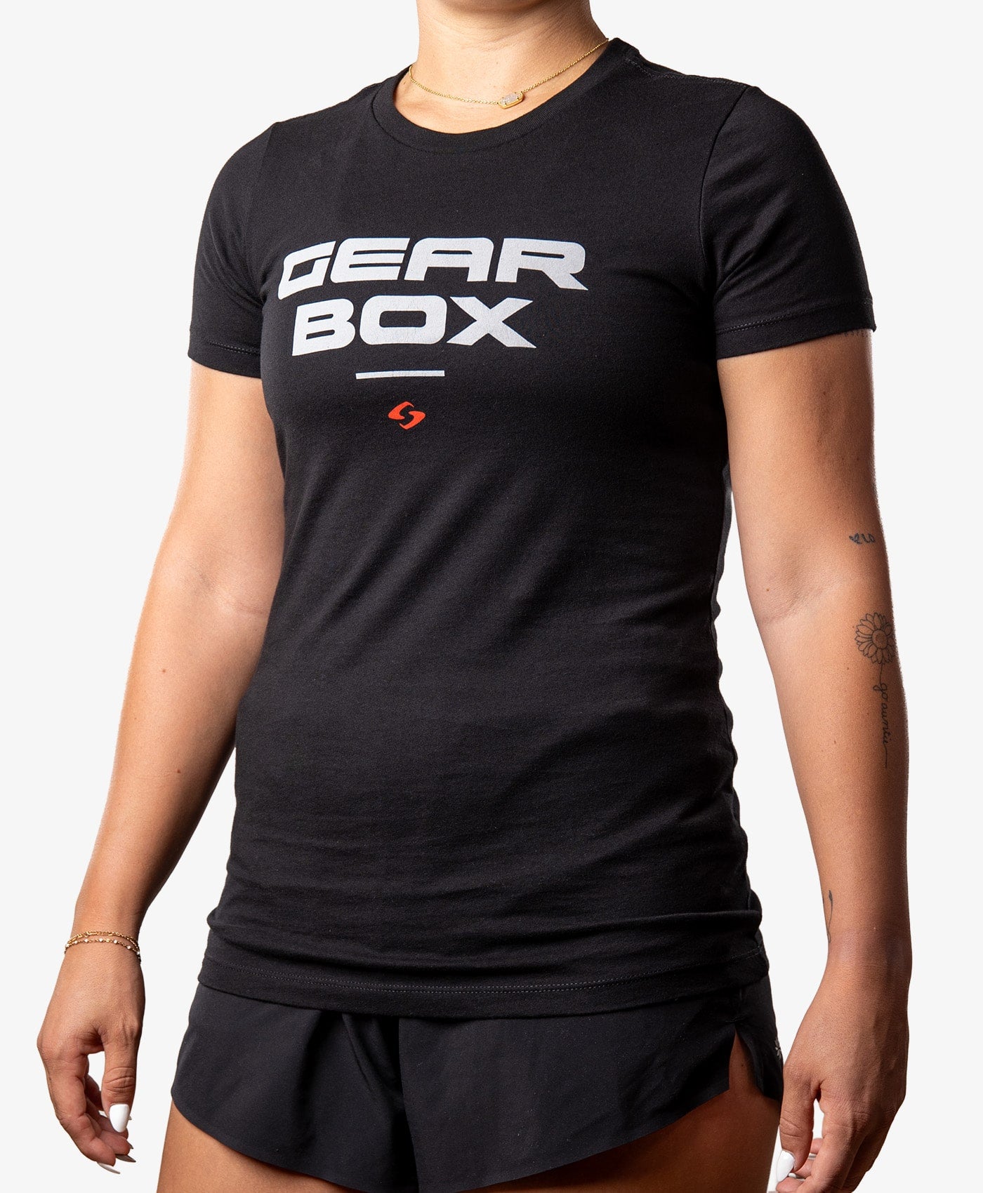 gearbox-block-womens-cotton-tee-damen-t-shirt image 6