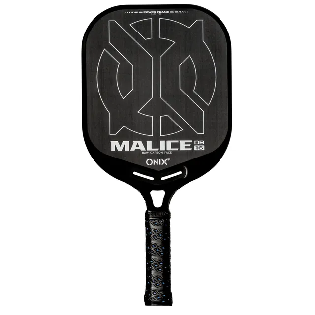 onix-pickleball-malice-db-open-throat-raw-carbon-pickleball-paddle image 1