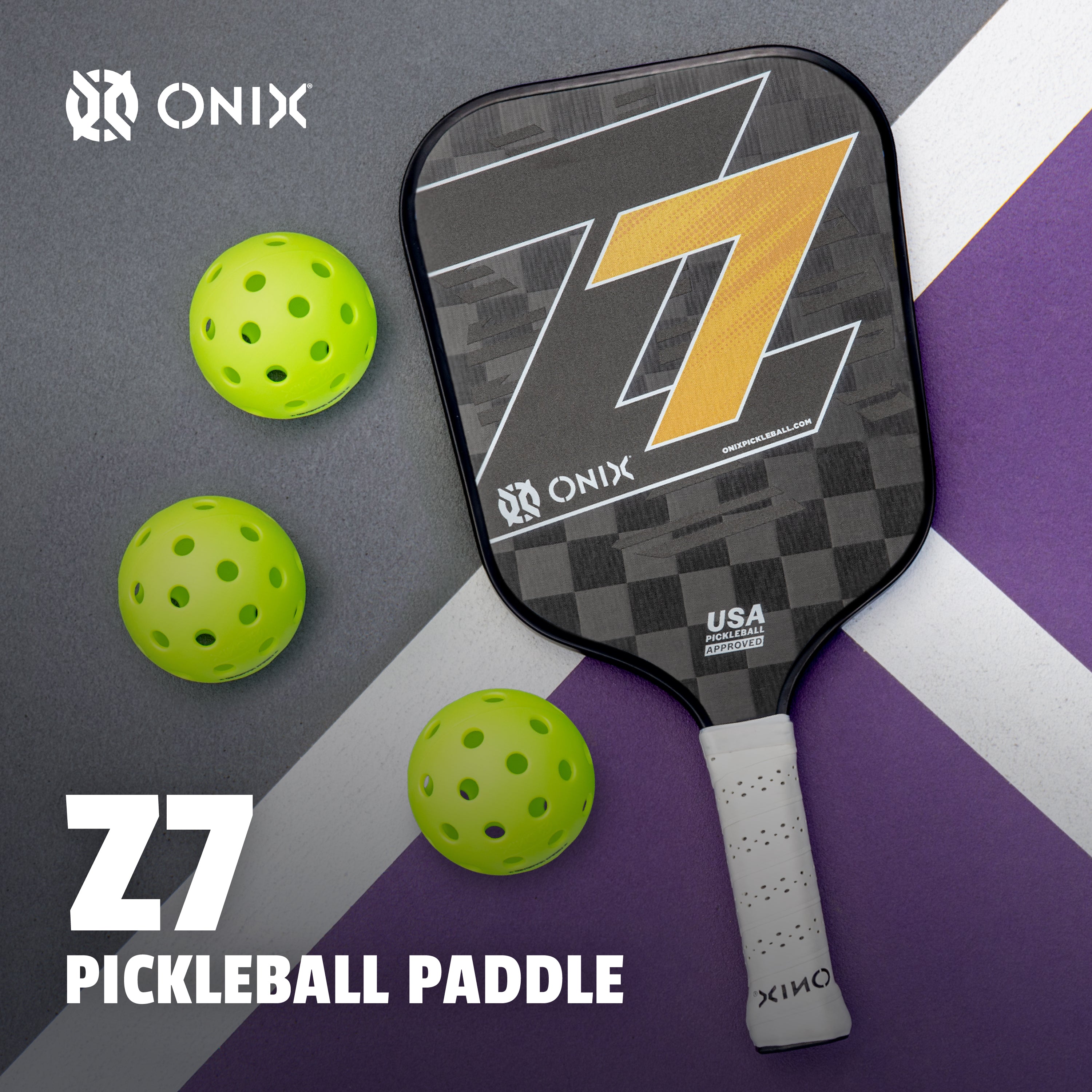onix-pickleball-z7-pickleball-paddle-carbon-performance image 2