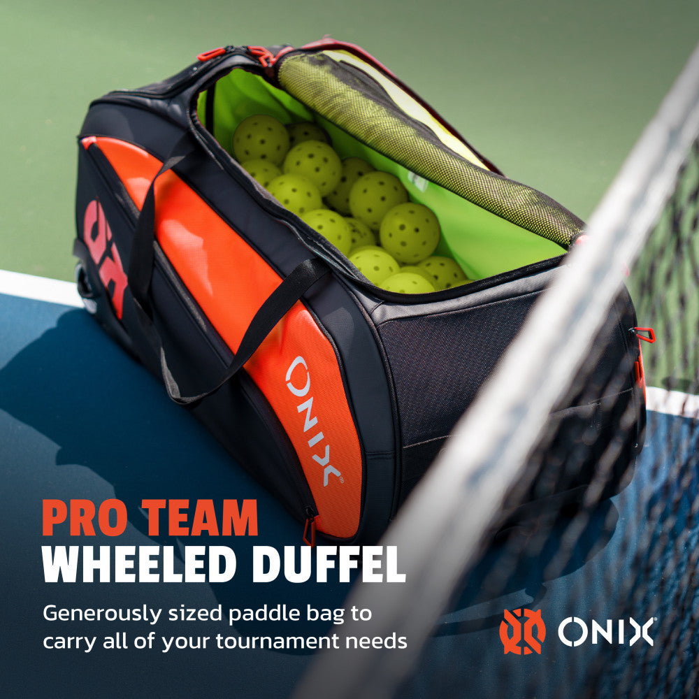 onix-pickleball-pro-team-wheeled-pickleball-duffle-bag-rollentasche-31-zoll-oran image 4