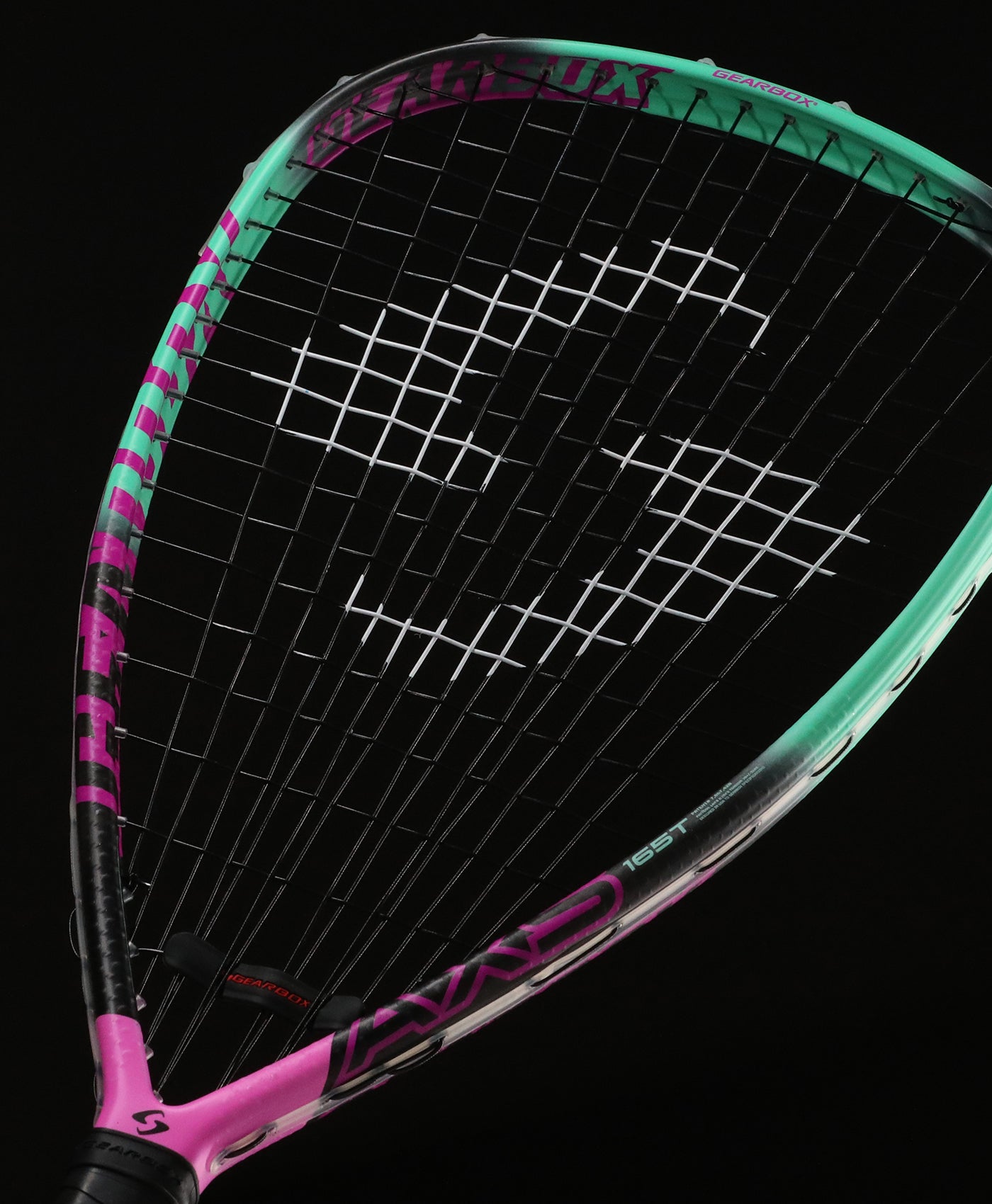 gearbox-axs-165-teardrop-purple-green-racquet-165g image 8