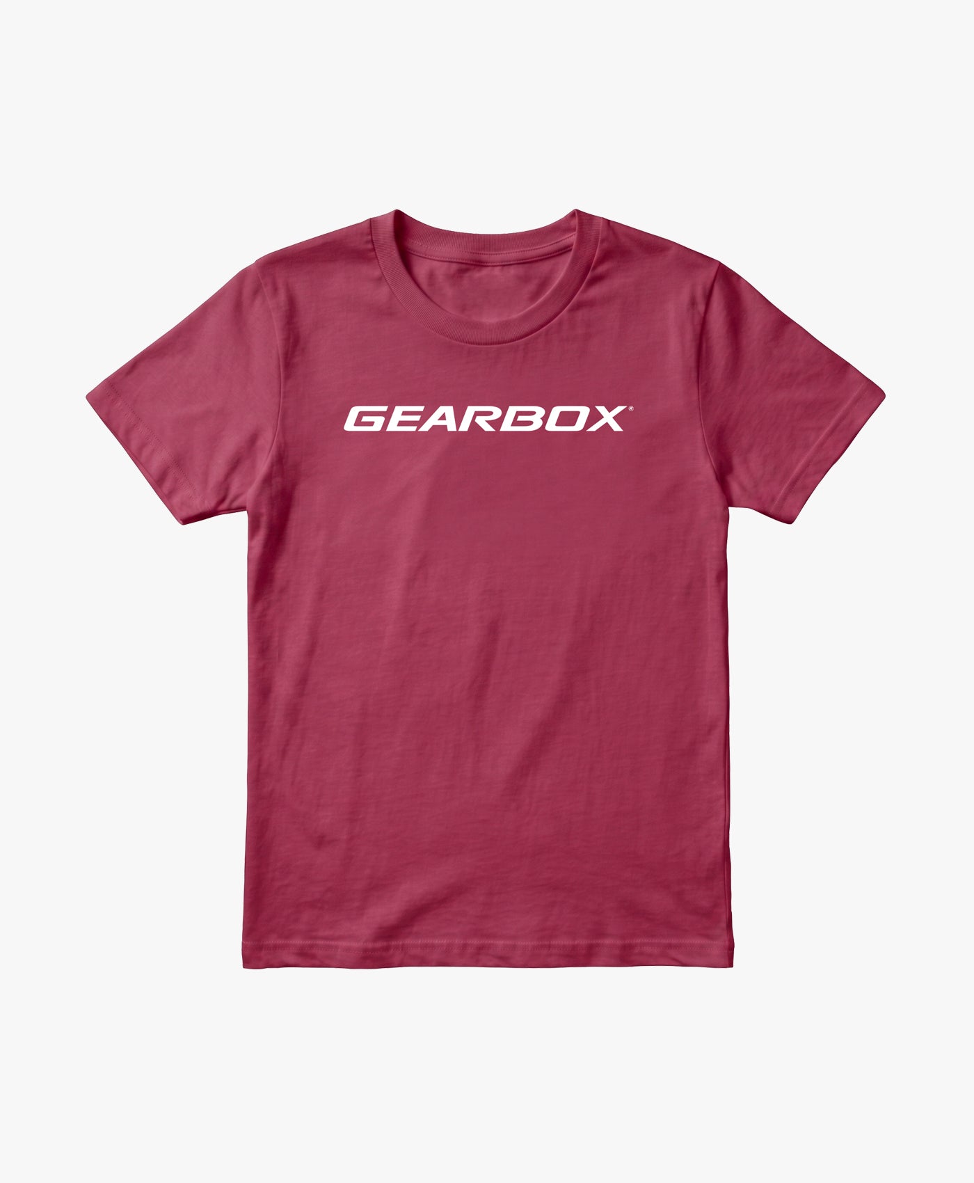 gearbox-gb-og-herren-cotton-t-shirt-maroon image 2