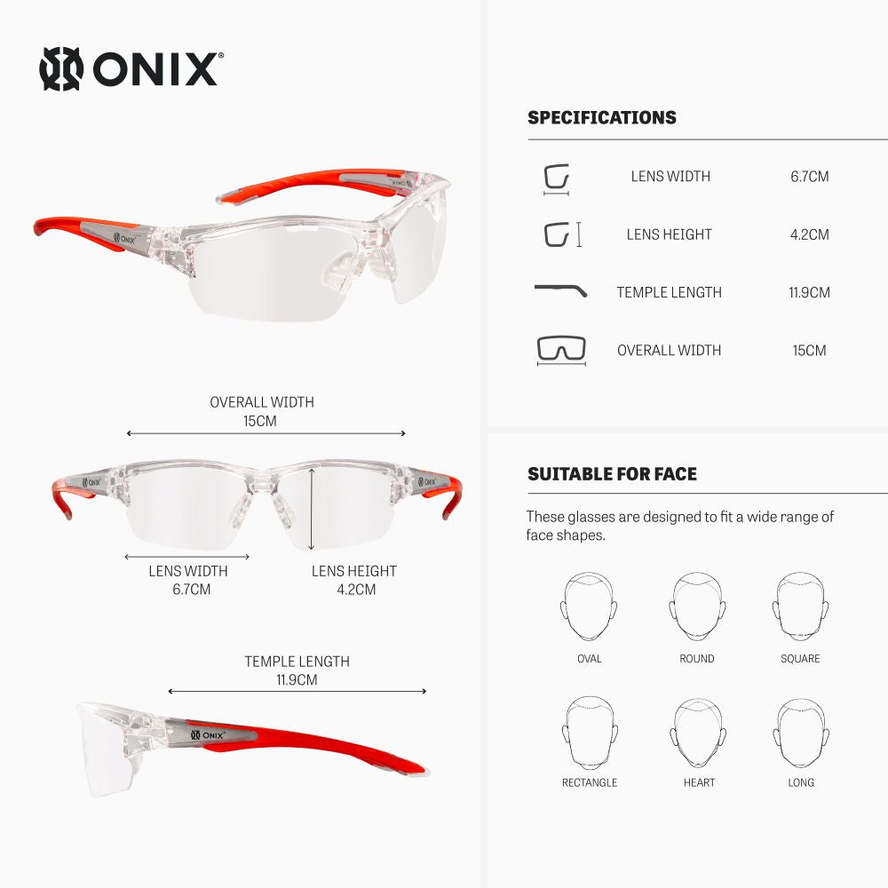 onix-pickleball-owl-schutzbrille-orange image 2