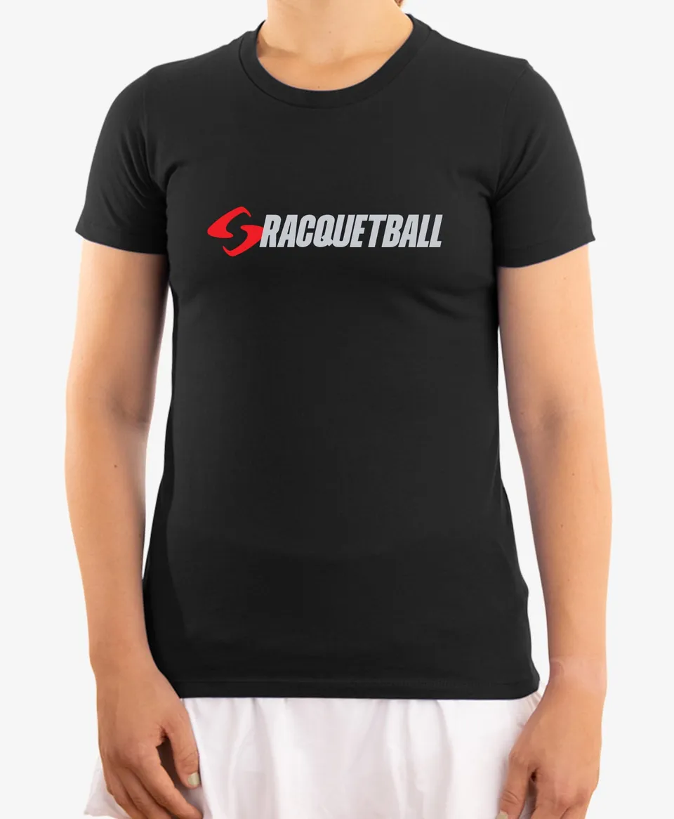 gearbox-field-racquetball-cotton-tee-black-herren-baumwollshirt image 1