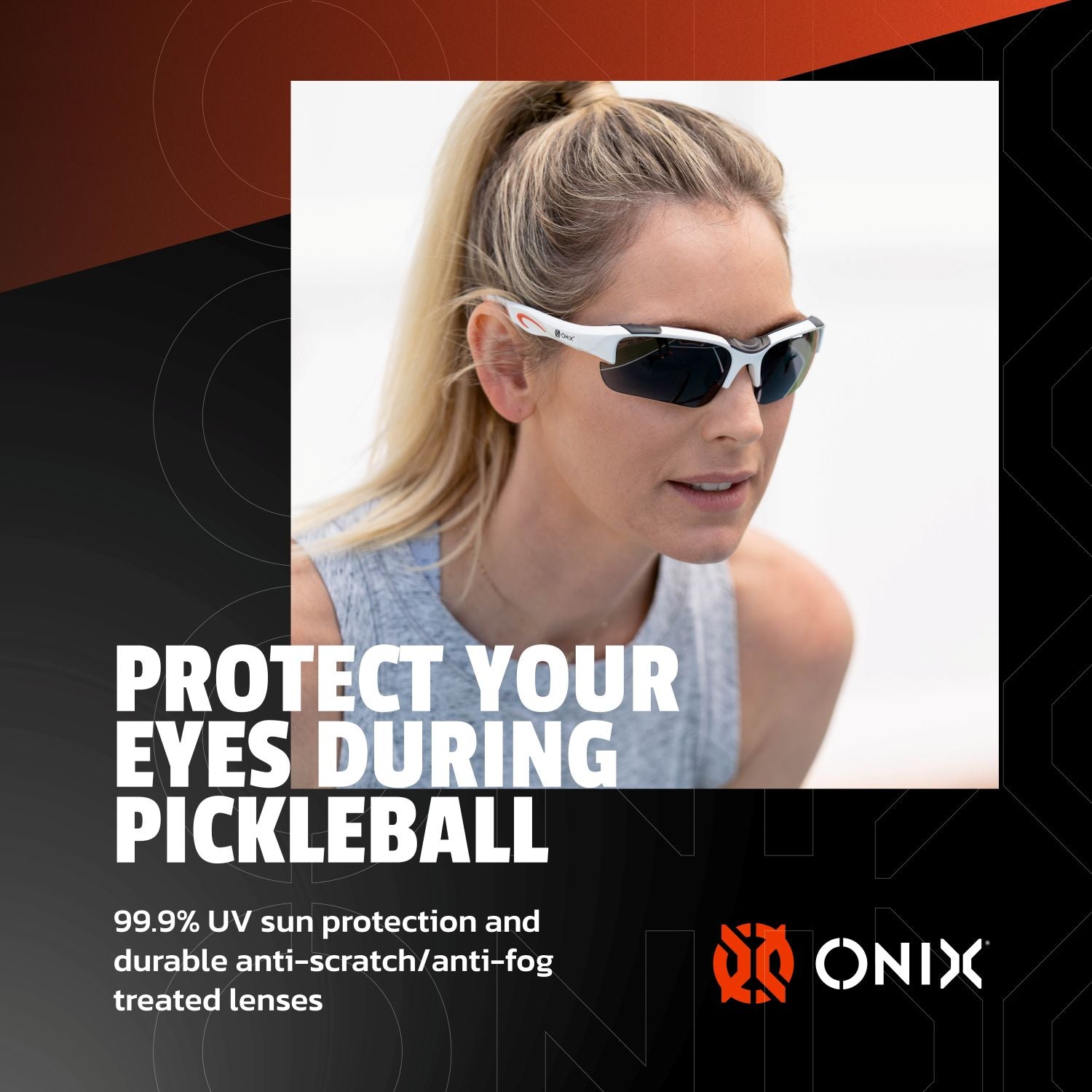 onix-pickleball-falcon-pickleball-brille-schutzbrille-wei-mit-3-gl-sern image 3