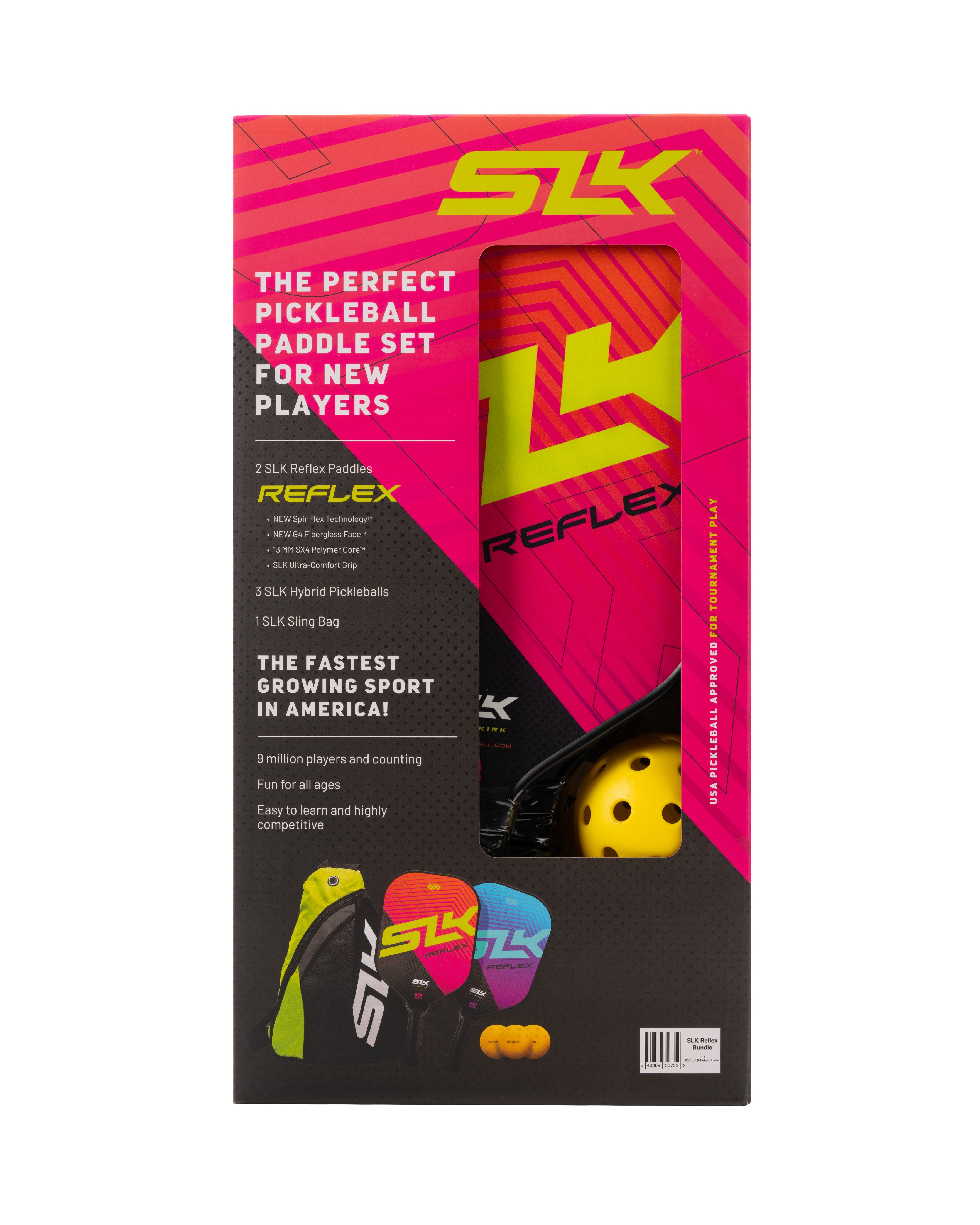 slk-reflex-pickleball-bundle-2-schl-ger-b-lle-tasche image 8