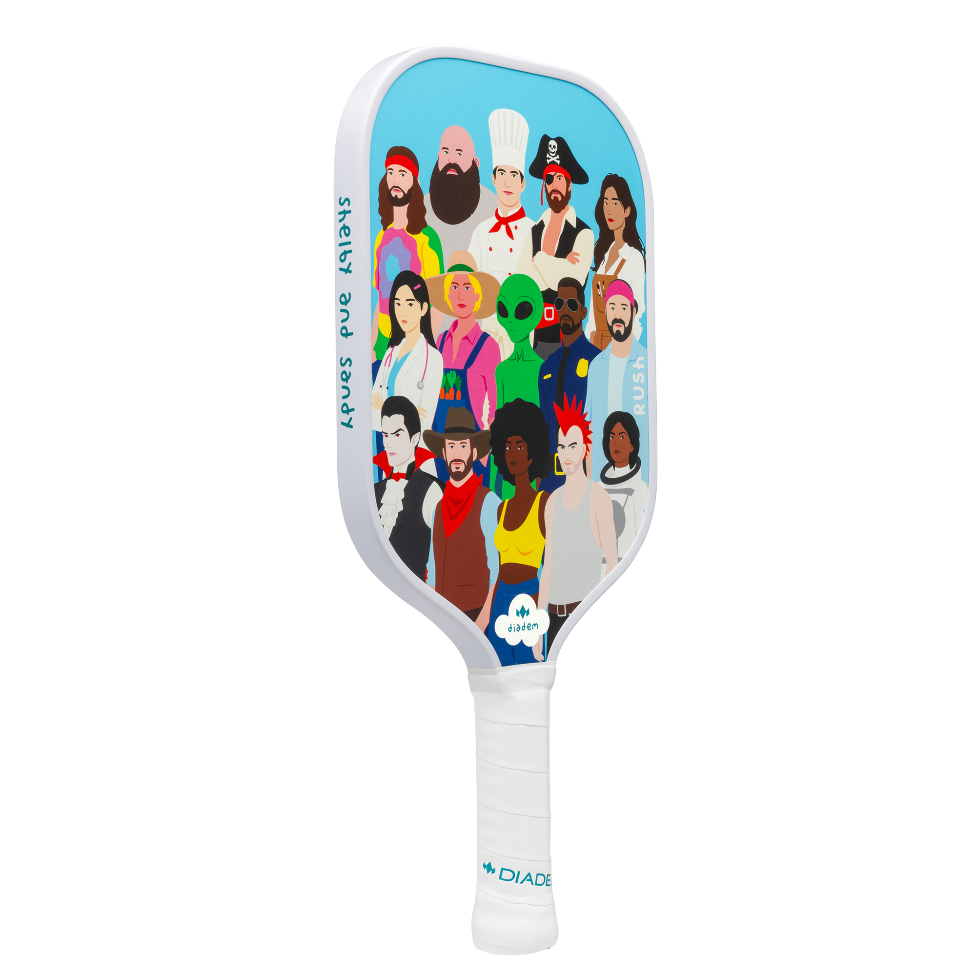 diadem-rush-people-of-pickleball-pickleball-paddle image 7