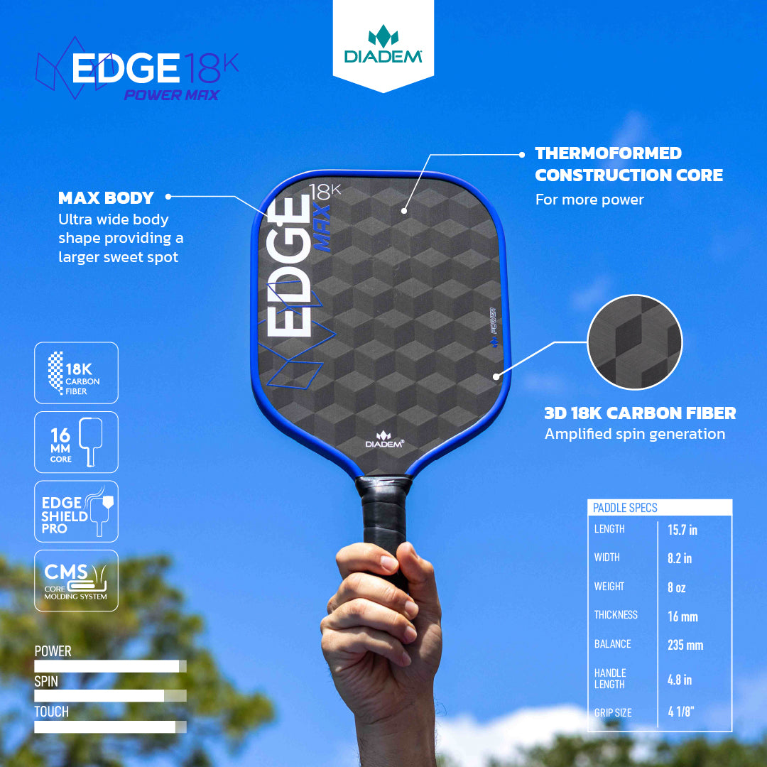 diadem-edge-18k-max-pickleball-paddle-widebody image 6