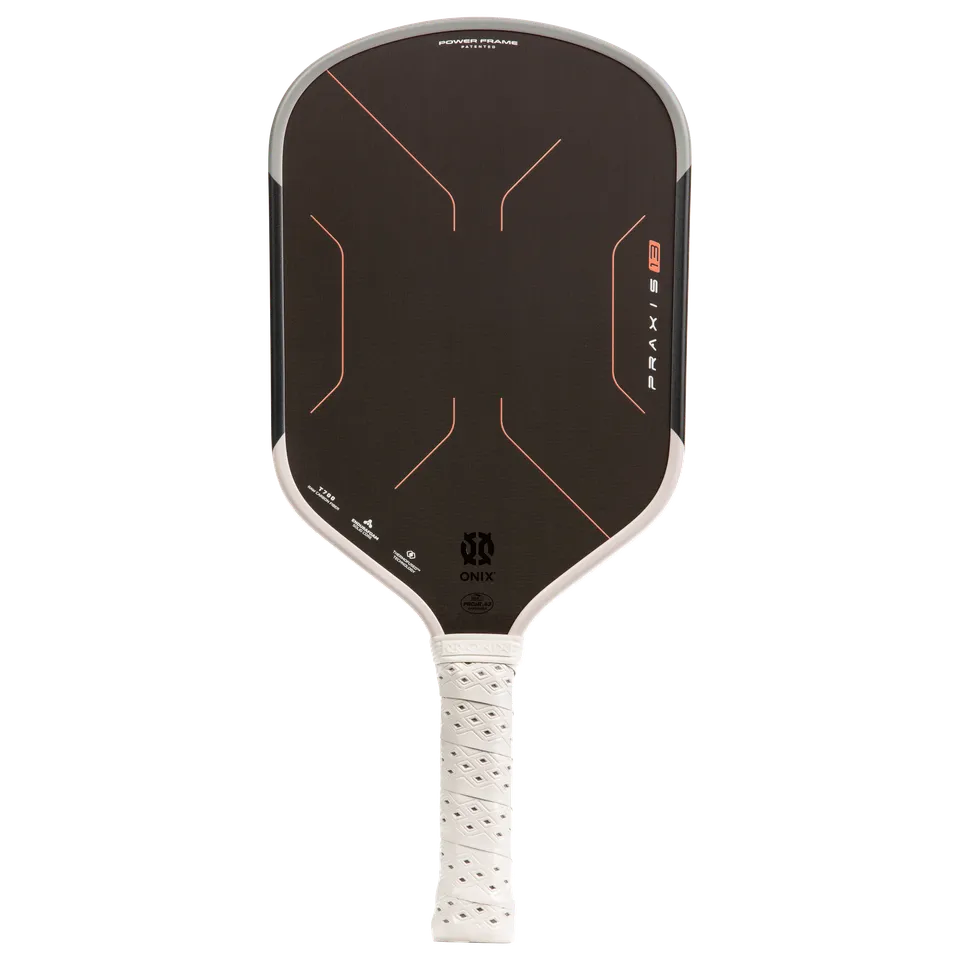 onix-praxis-pickleball-paddle-raw-carbon-13mm-16mm image 1
