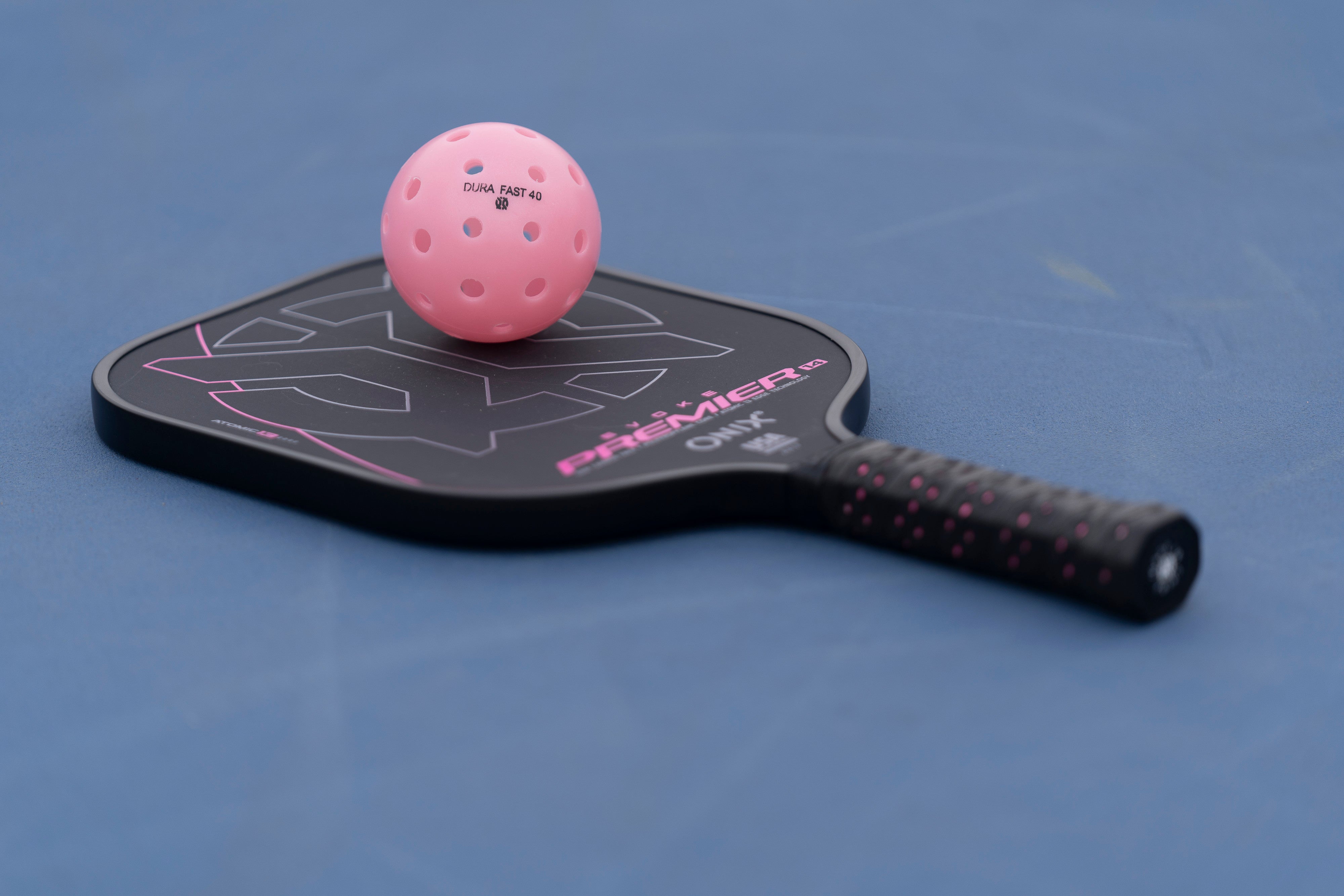 onix-pickleball-dura-fast-40-pickleballs-outdoor-turnierb-lle-gr-n-pink-gelb image 3
