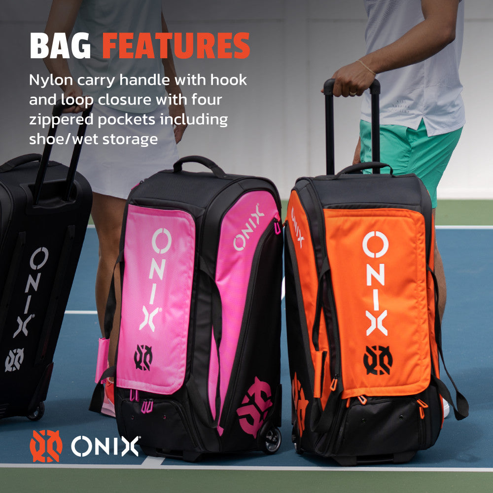 onix-pickleball-pro-team-wheeled-pickleball-duffle-bag-rollentasche-31-zoll-oran image 5