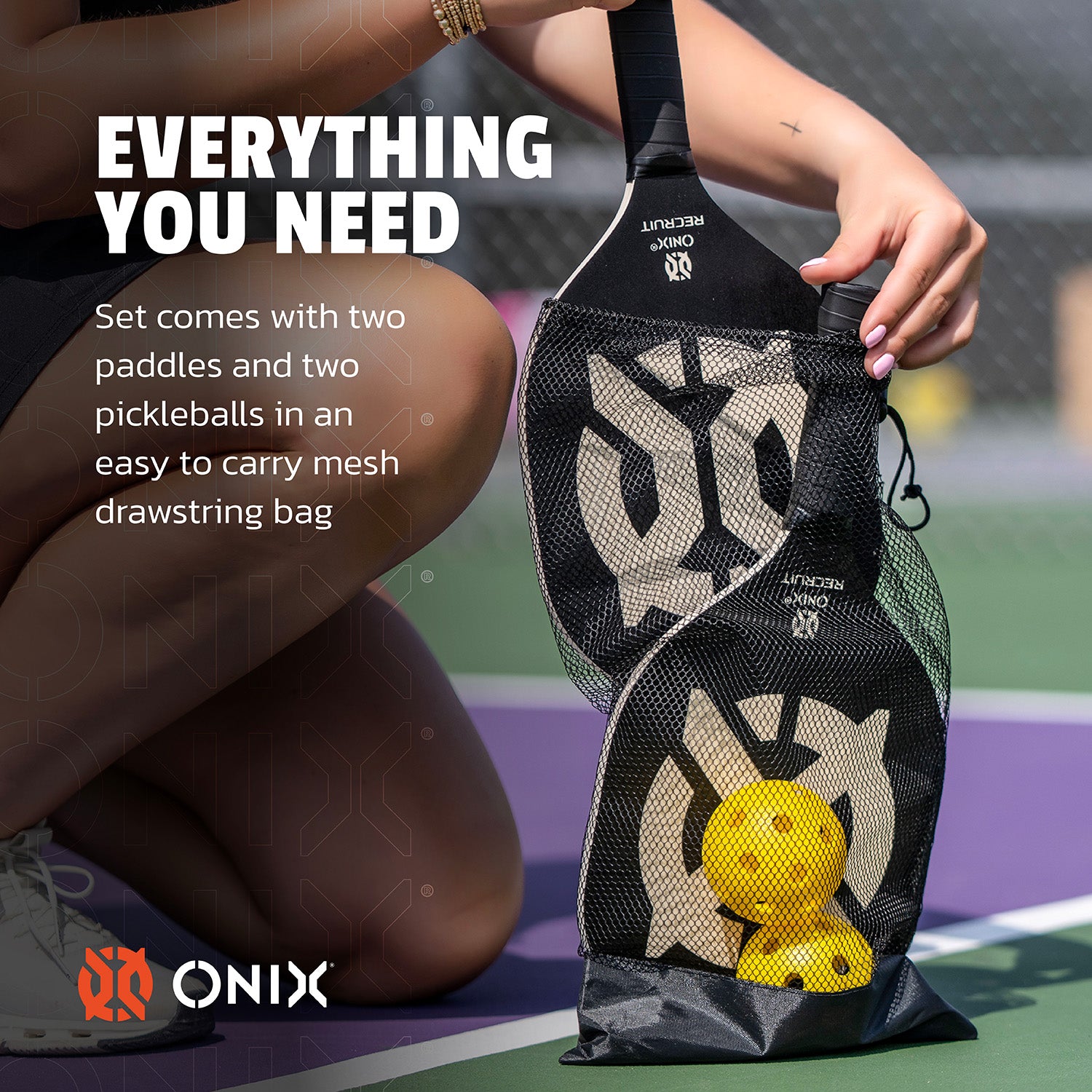 onix-pickleball-recruit-beginner-pickleball-set-2-schl-ger-2-b-lle image 6