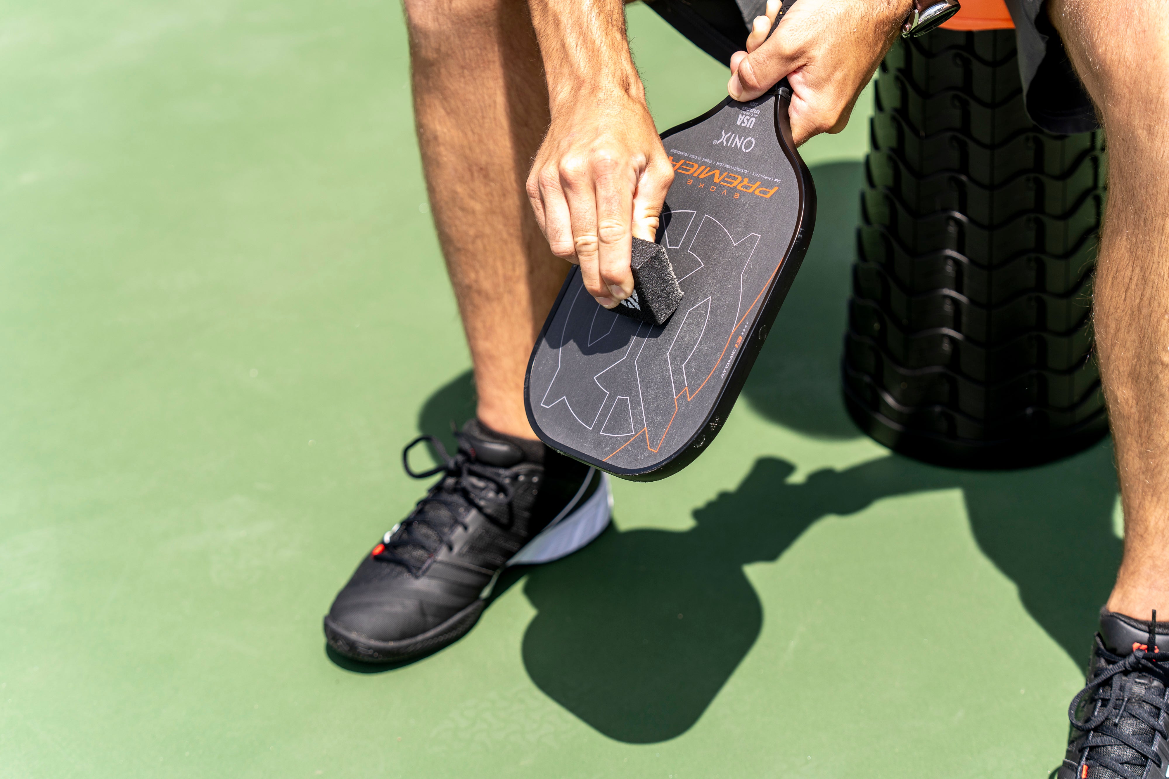 onix-pickleball-paddle-eraser-2er-set-schwarz-orange image 2