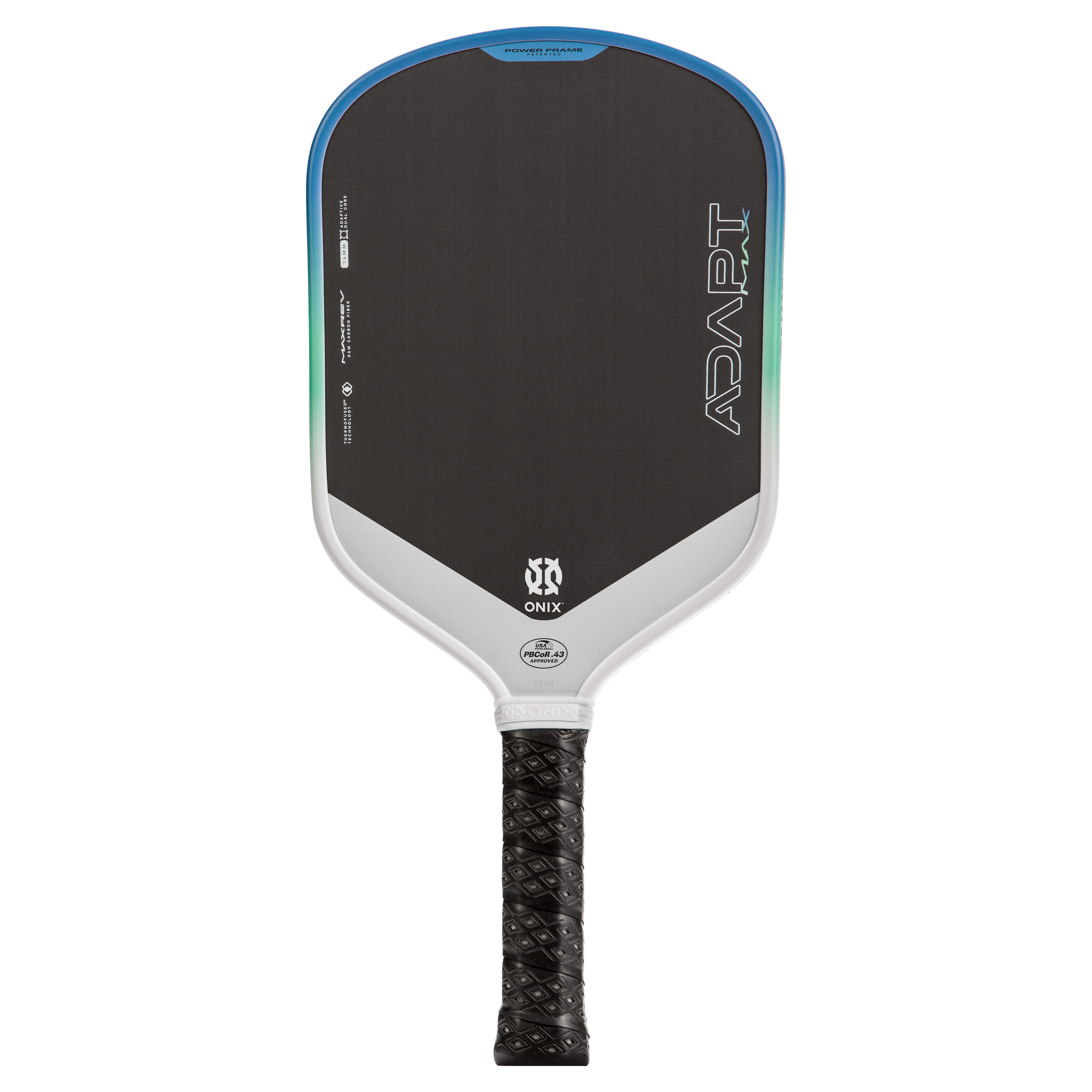 onix-adapt-max-pickleball-paddle-turnier-schl-ger-raw-carbon image 1