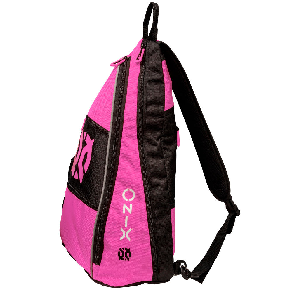 onix-pickleball-pro-team-pickleball-sling-bag-schl-gertasche-orange-pink image 5