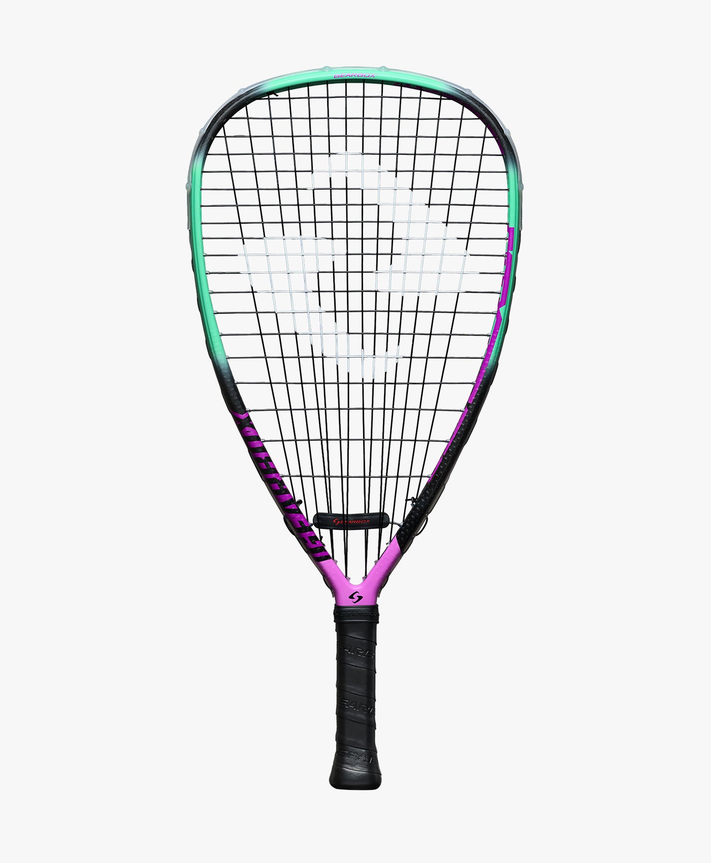 gearbox-axs-165-teardrop-purple-green-racquet-165g image 7
