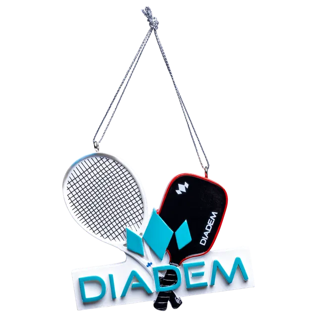 diadem-racket-paddle-anh-nger-ornament image 1