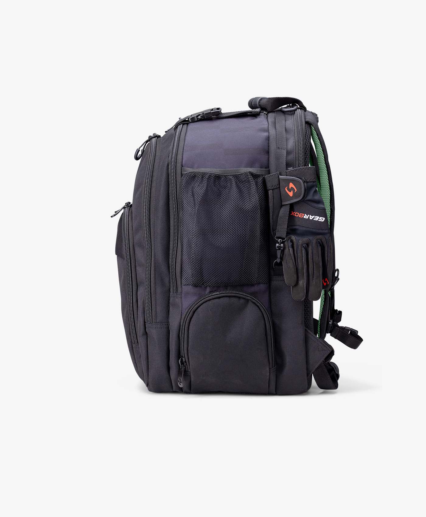gearbox-core-backpack-black-green-rucksack-mit-schuhfach image 4
