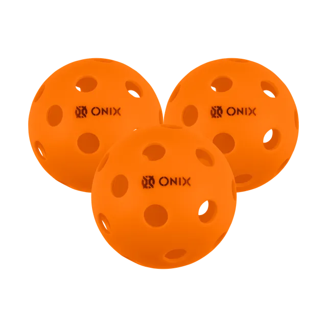 onix-recruit-pure-indoor-pickleballs-orange image 1