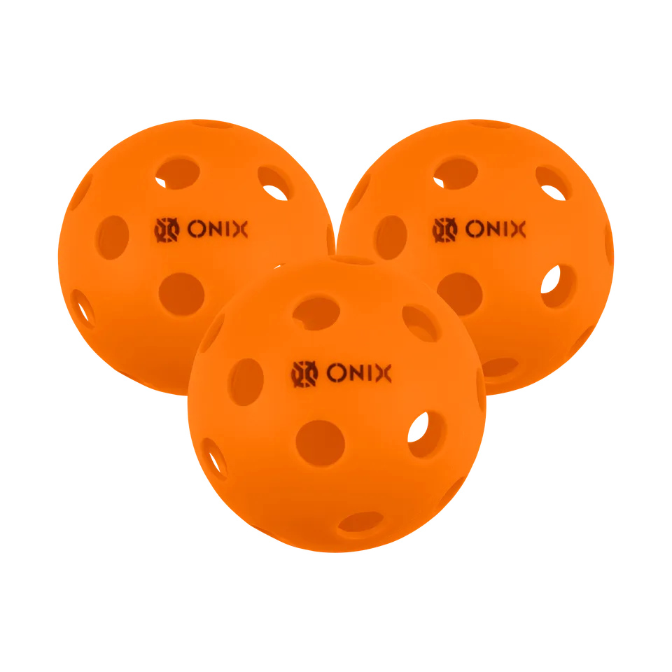 onix-recruit-pure-indoor-pickleballs-orange image 1
