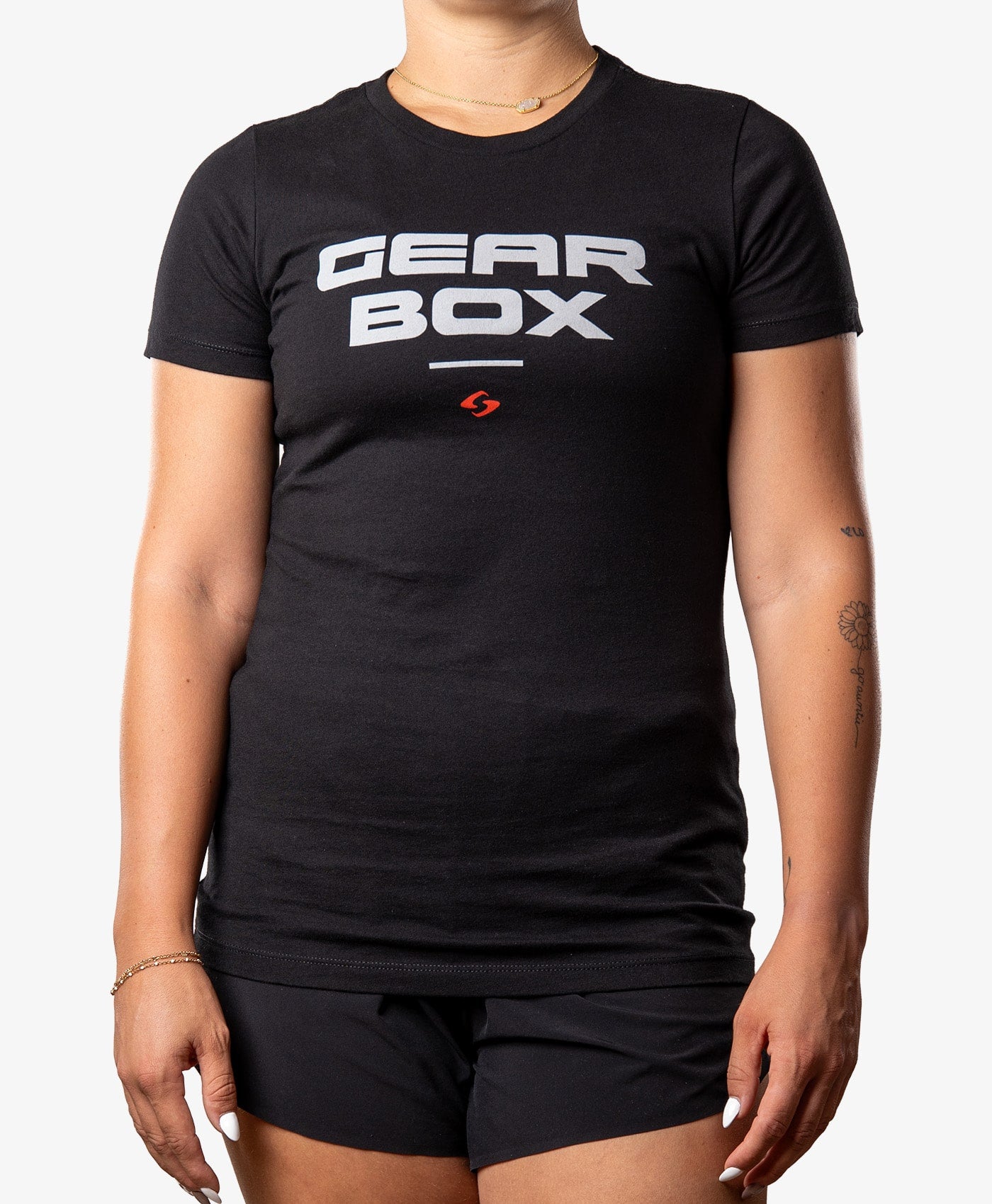 gearbox-block-womens-cotton-tee-damen-t-shirt image 1