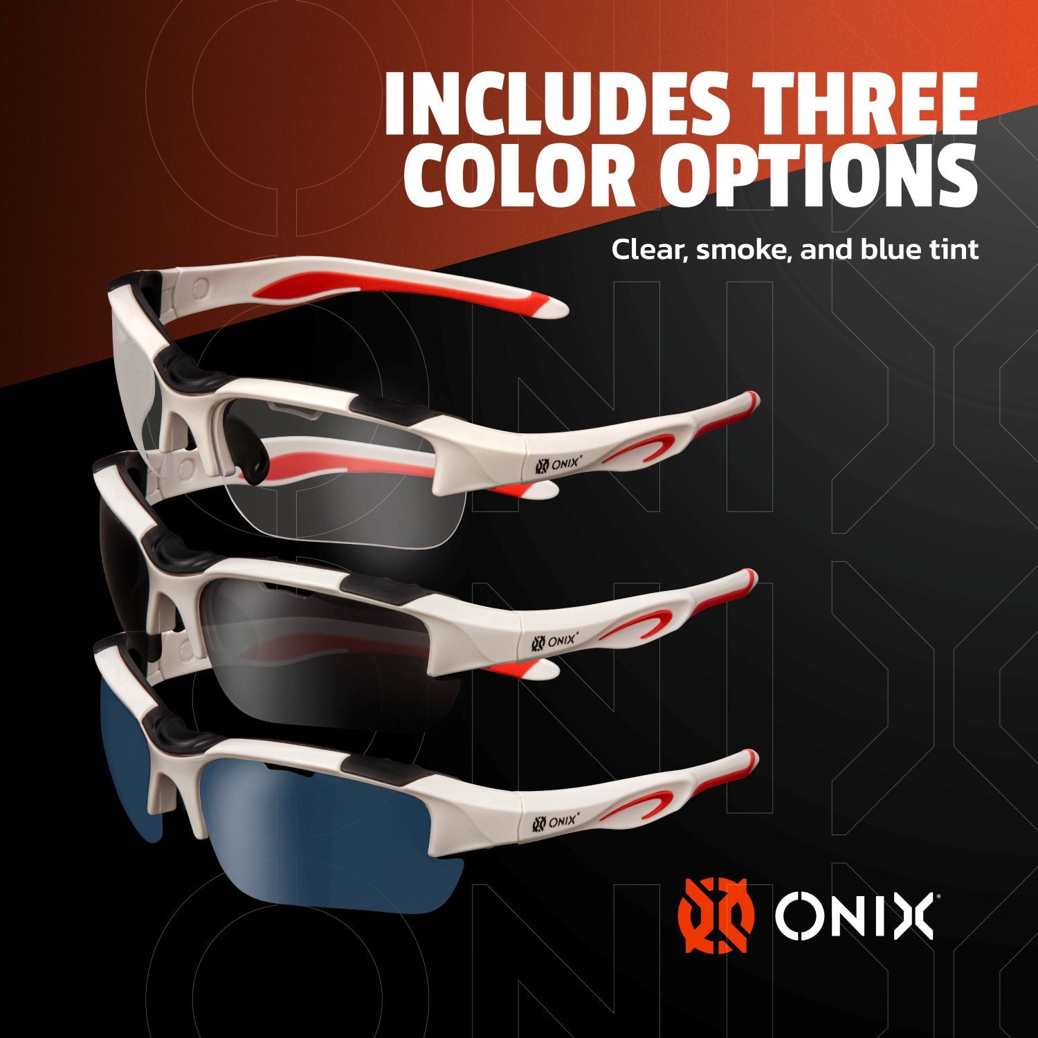 onix-pickleball-falcon-pickleball-brille-schutzbrille-wei-mit-3-gl-sern image 6