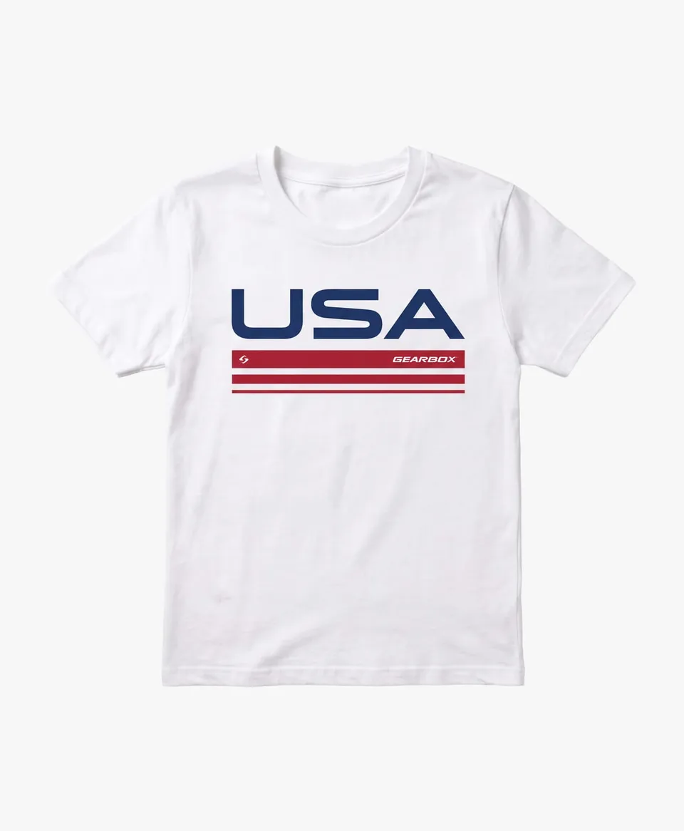 gearbox-celebrate-cotton-tee-unisex-usa-edition image 1
