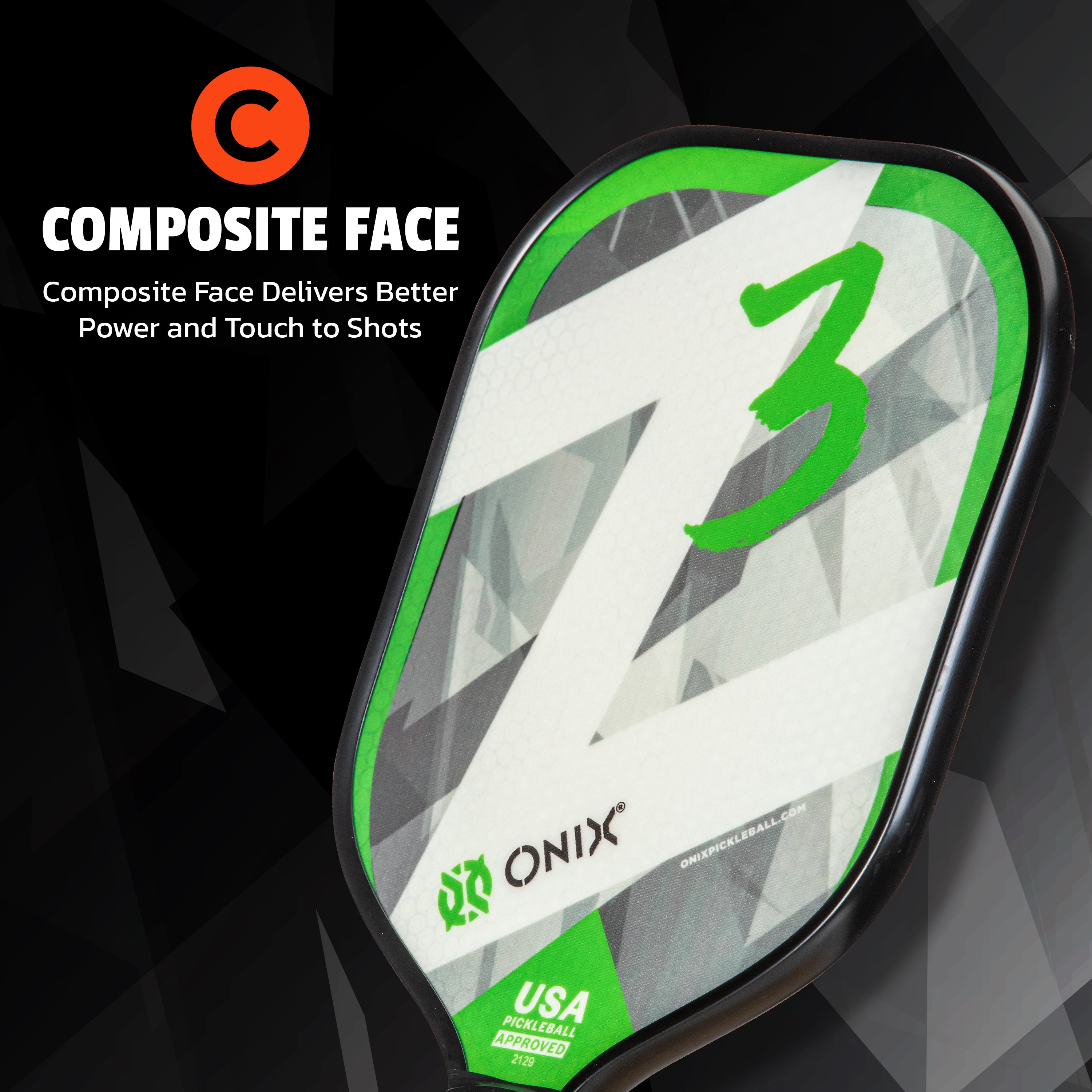onix-pickleball-z3-composite-pickleball-schl-ger-widebody-blau-gr-n image 3