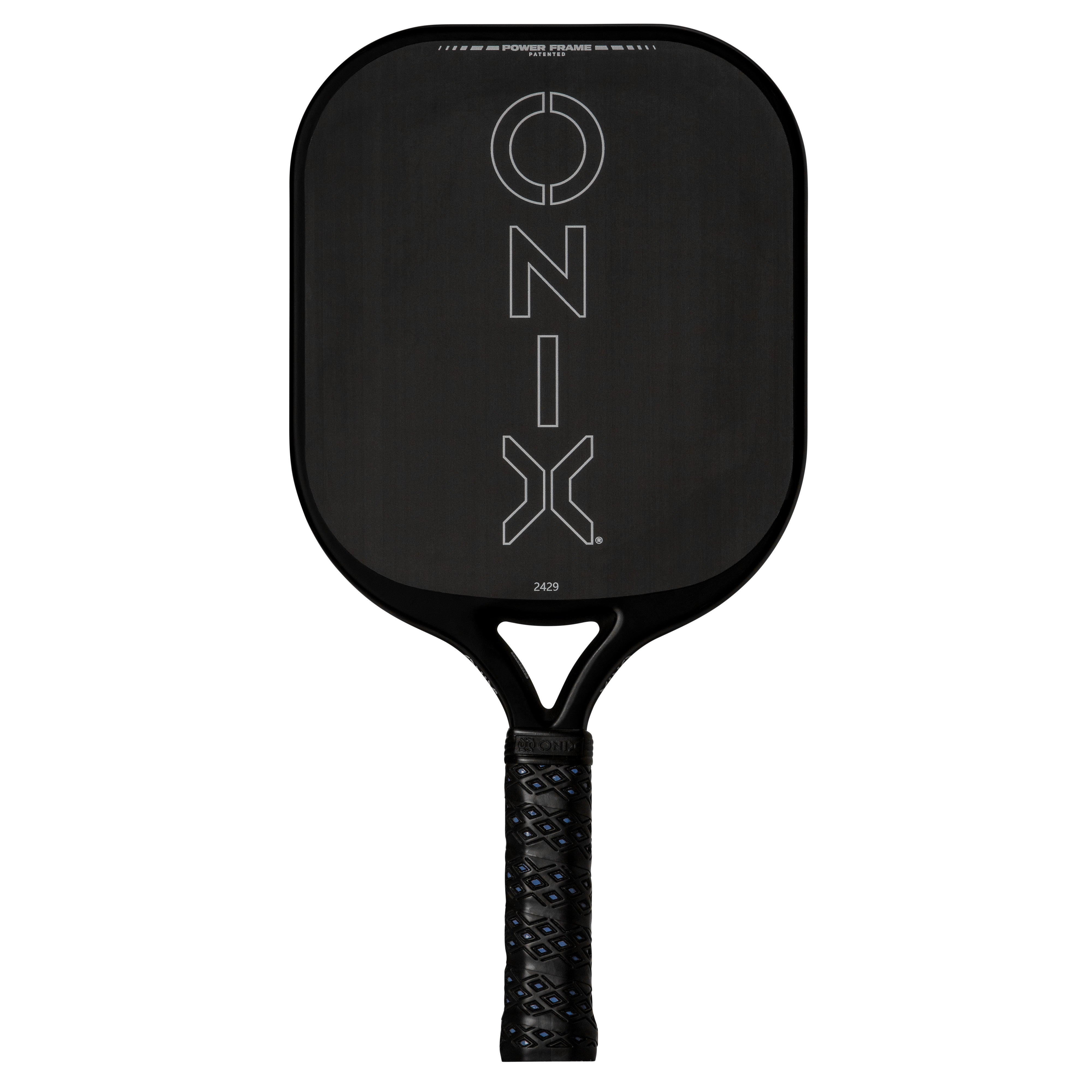 onix-pickleball-malice-raw-carbon-fiber-open-throat-pickleball-paddle-schwarz image 7