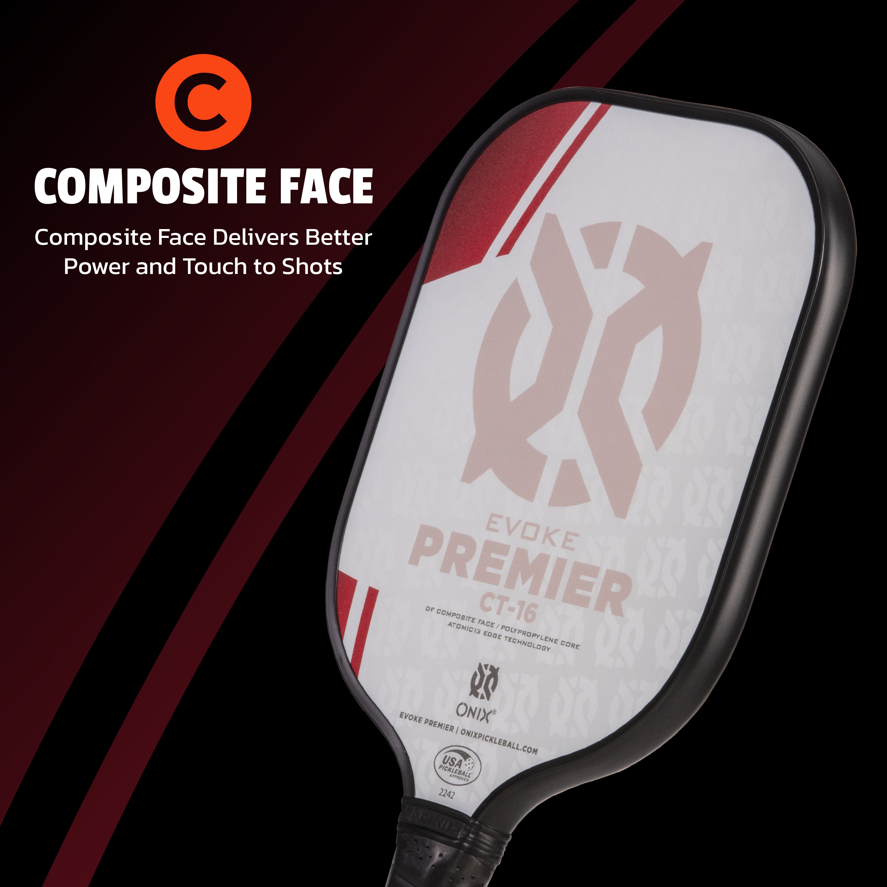 onix-pickleball-evoke-premier-ct-16-pickleball-paddle-widebody image 3