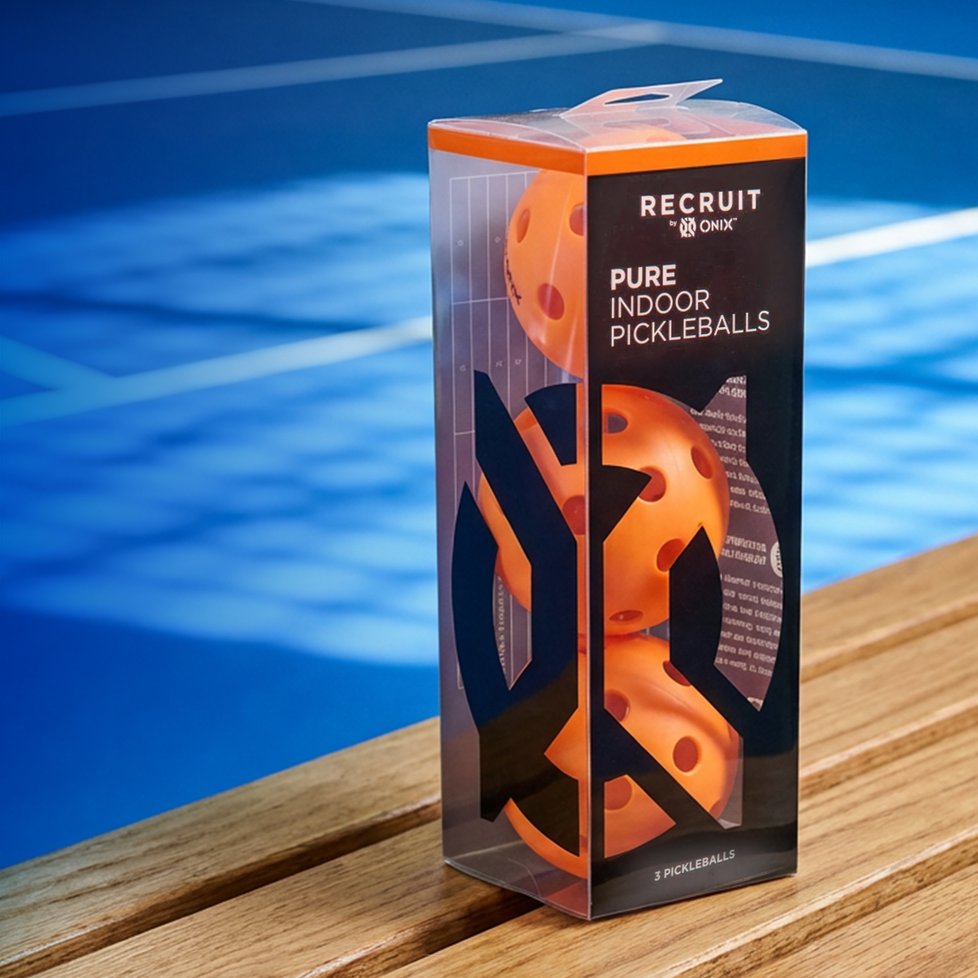 onix-recruit-pure-indoor-pickleballs-orange image 7