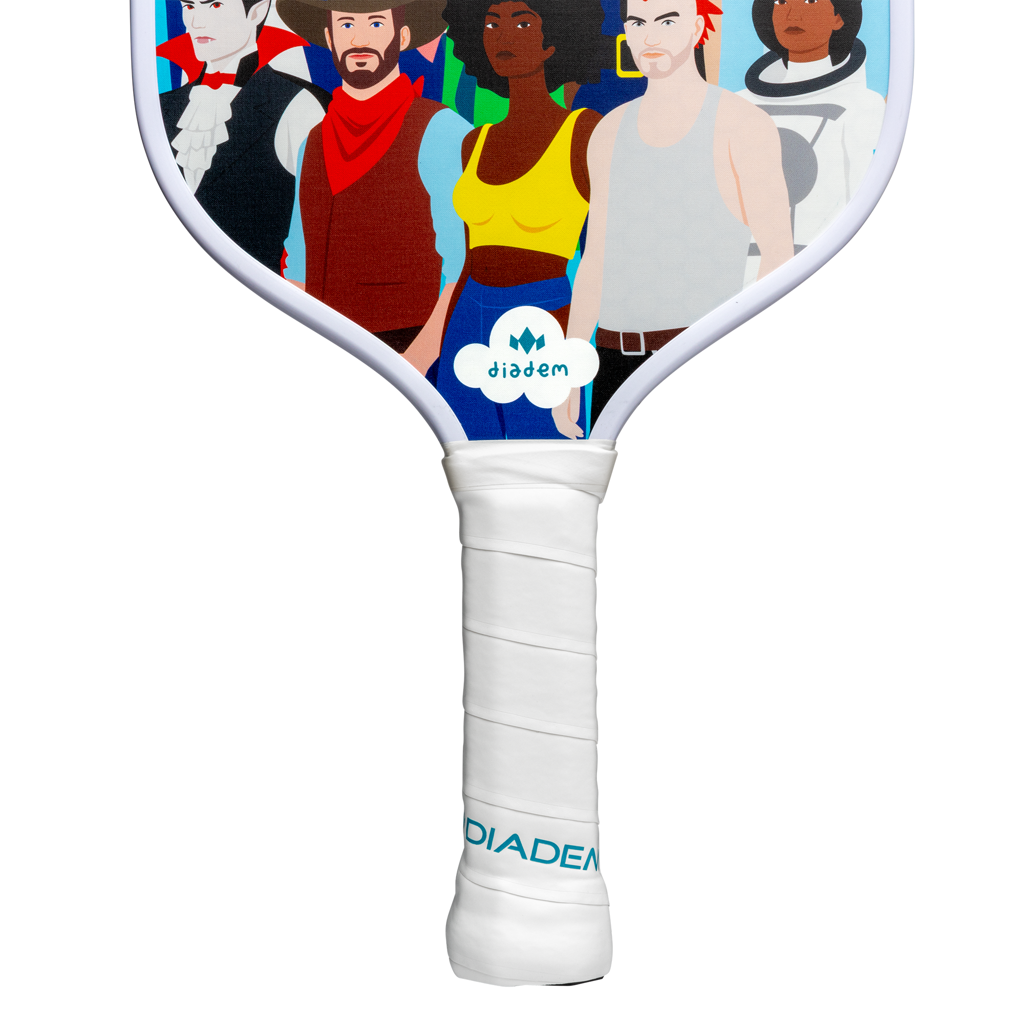 diadem-rush-people-of-pickleball-pickleball-paddle image 8