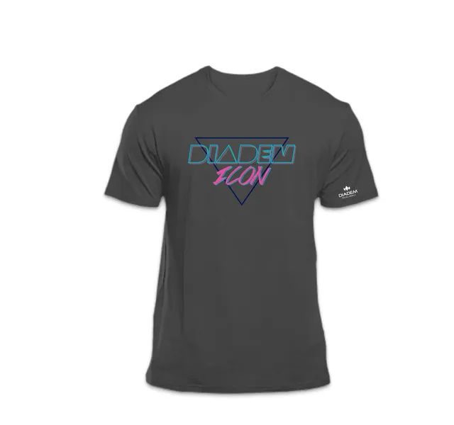 diadem-pickleball-t-shirt-miami-vice-charcoal image 1