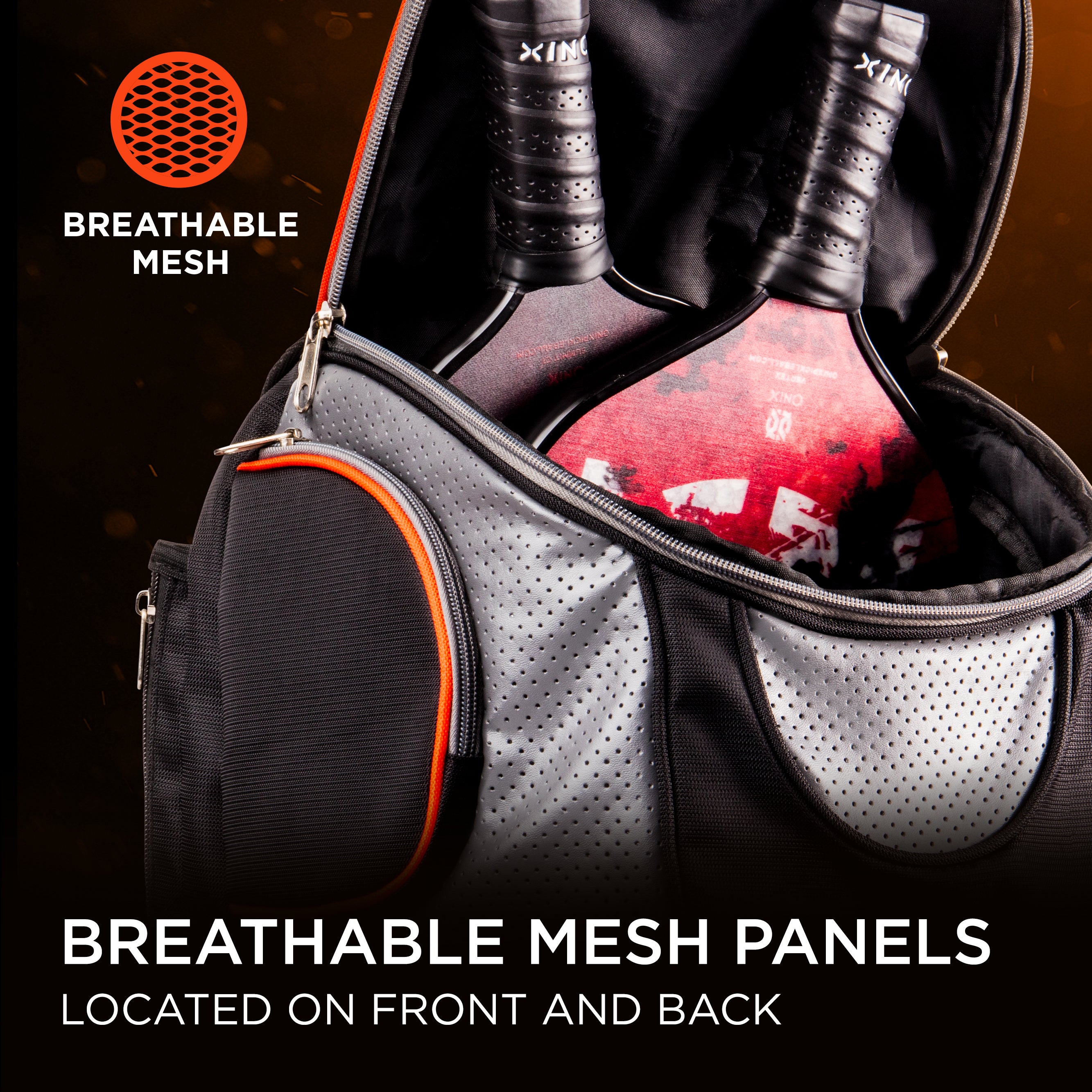 onix-pickleball-backpack-pickleball-rucksack-schwarz image 5