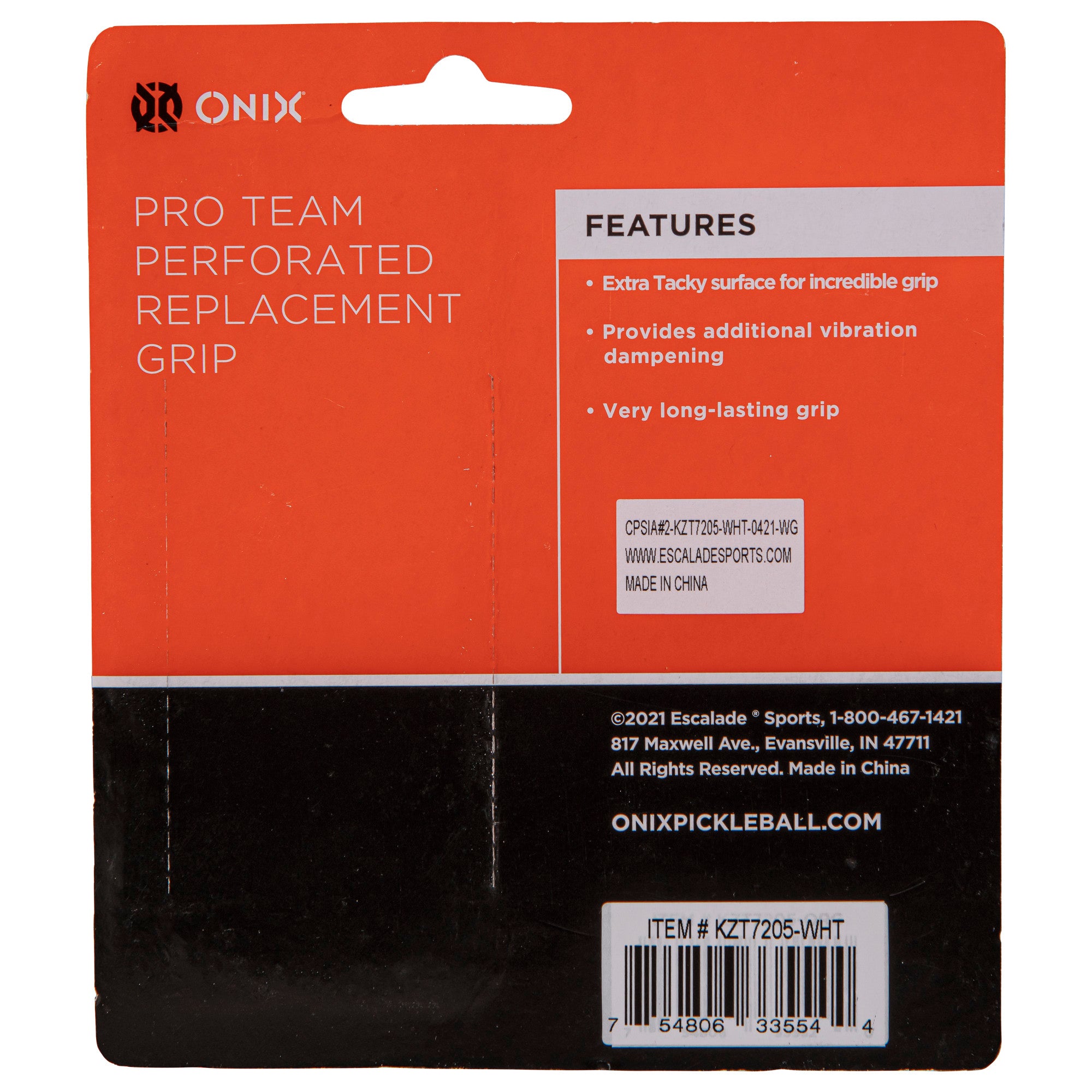 onix-pro-team-perforated-replacement-grip-schwarz-wei-orange image 6