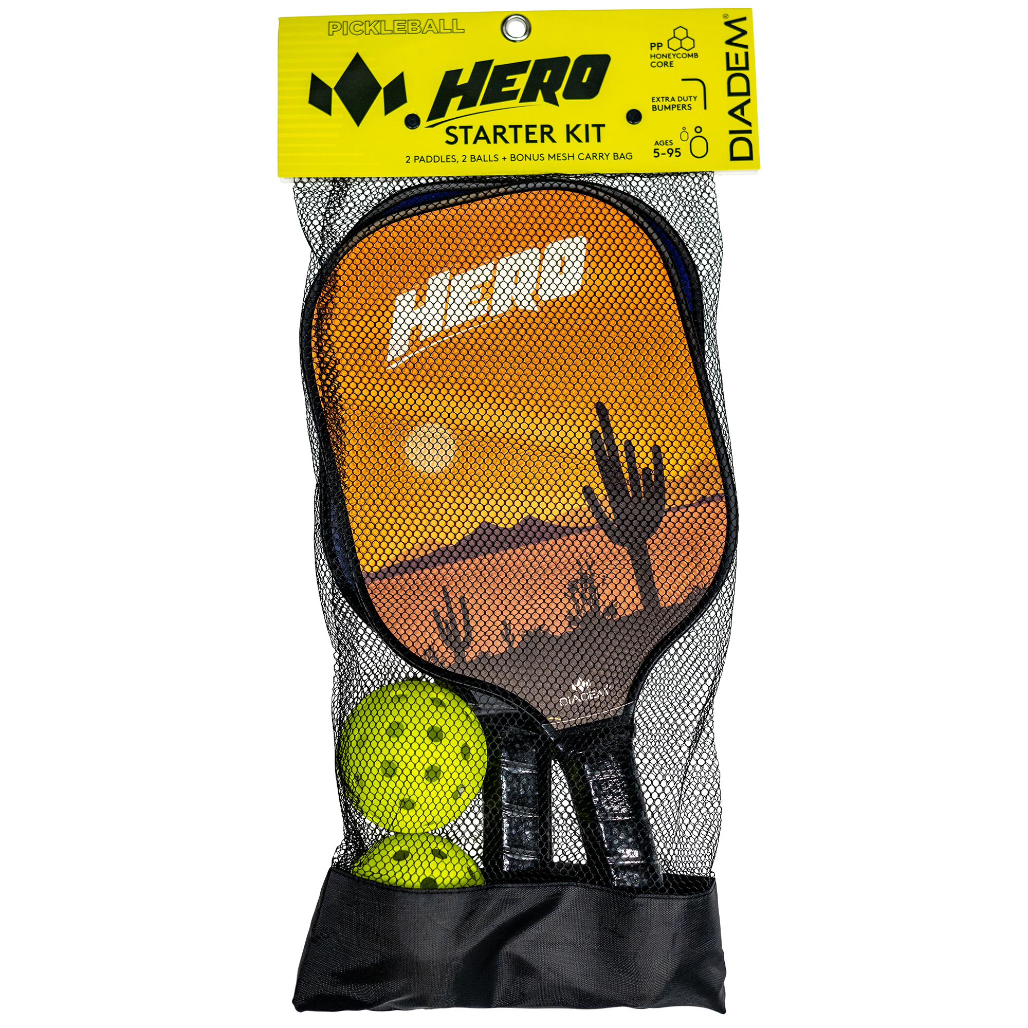 diadem-hero-starter-kit-2-paddles-2-b-lle-tasche image 3