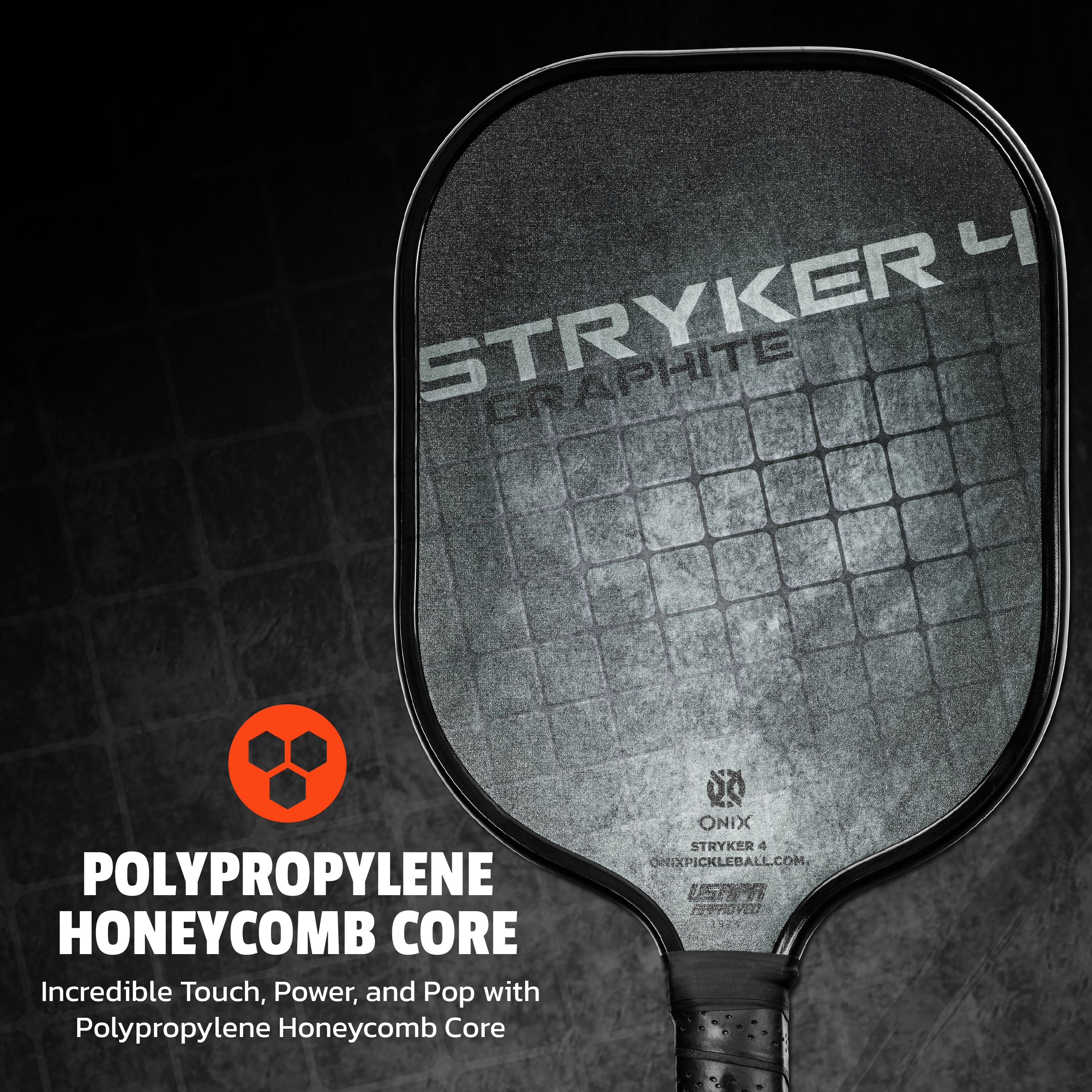 onix-pickleball-stryker-4-graphite-pickleball-schl-ger image 2