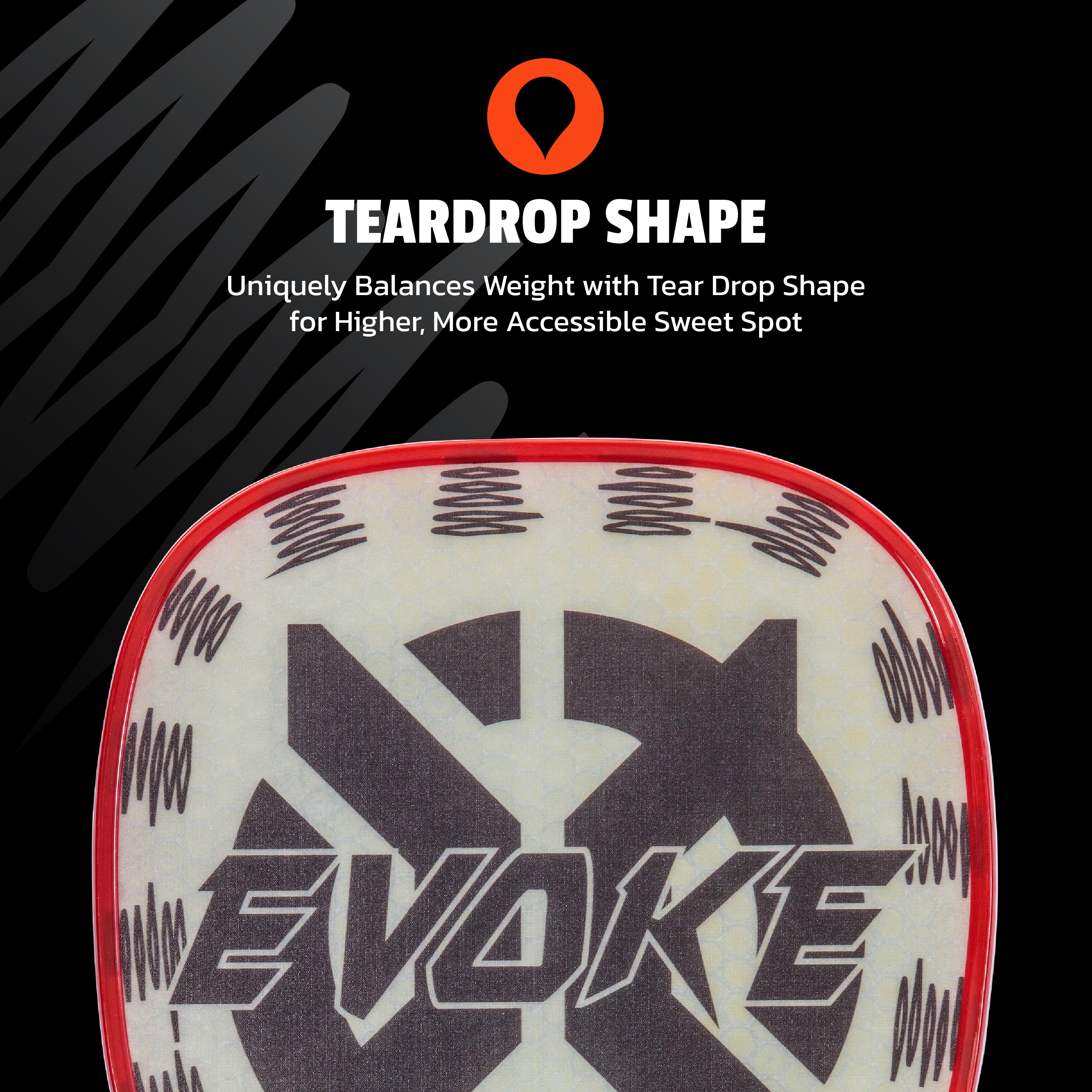 onix-pickleball-evoke-tear-drop-composite-paddle image 5