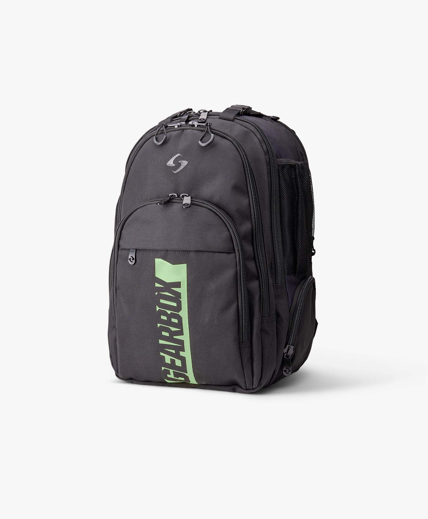 gearbox-core-backpack-black-green-rucksack-mit-schuhfach image 1