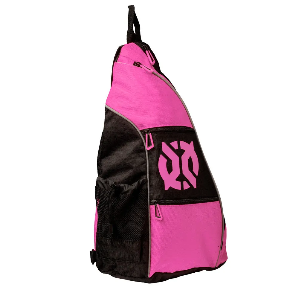 onix-pickleball-pro-team-pickleball-sling-bag-schl-gertasche-orange-pink image 1